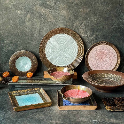 Bộ đĩa cao cấp Rustic kiểu dáng đặc biệt