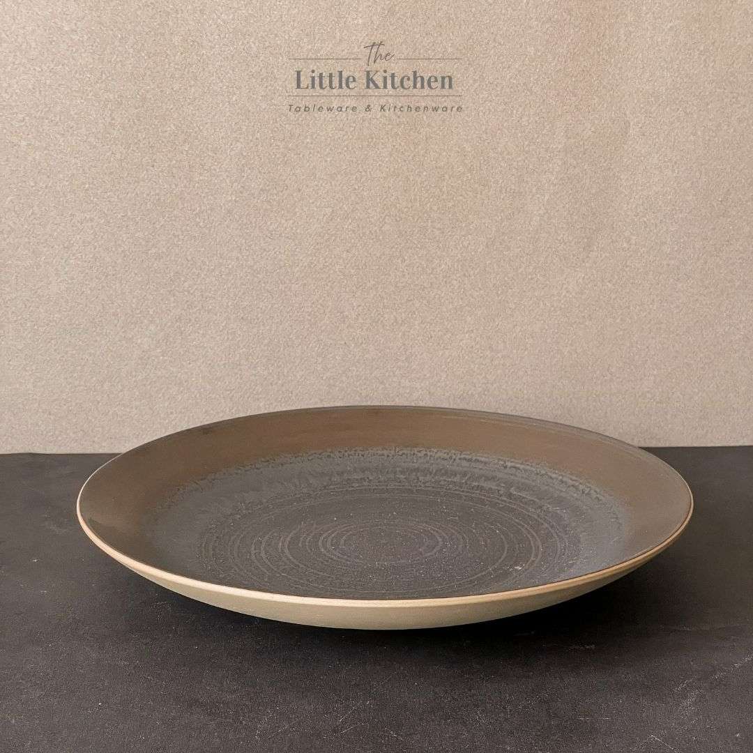 Bộ bát đĩa gia đình cao cấp màu đen đồng men lì