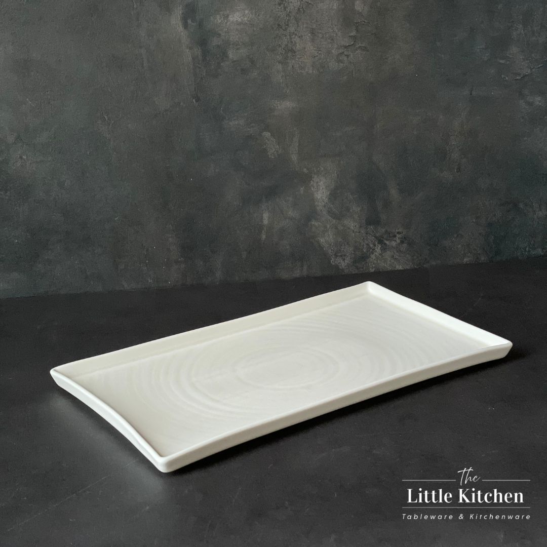 Bộ bát đĩa cao cấp họa tiết xoáy màu be men lì