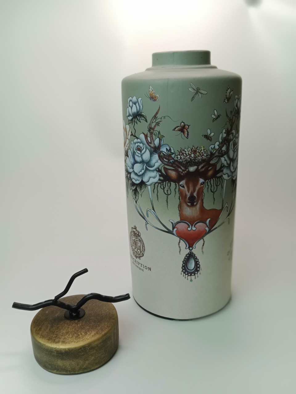 Bình hươu trụ cao