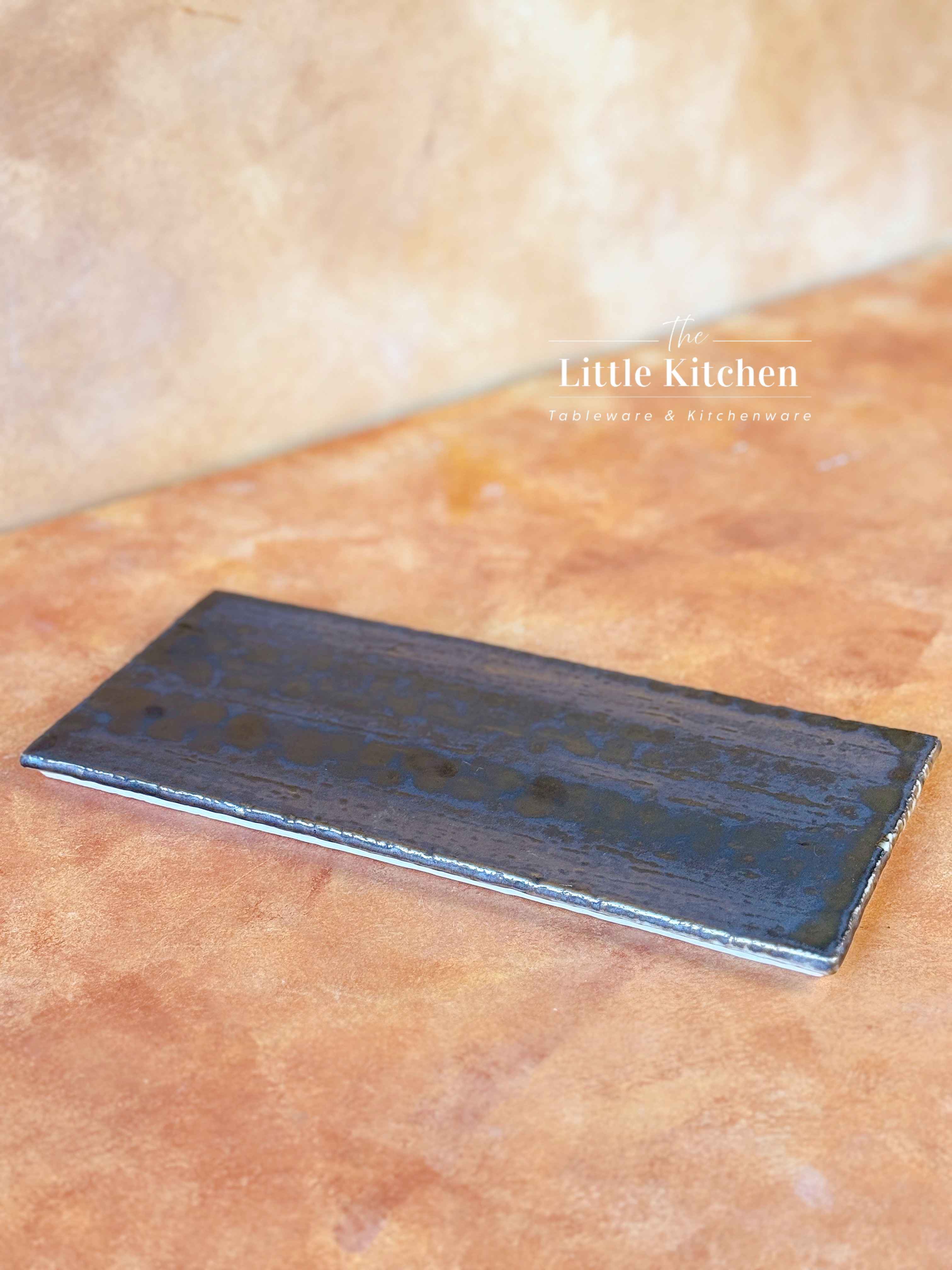 Bộ bát đĩa cao cấp phong cách Nhật Bản màu nâu hỏa biến