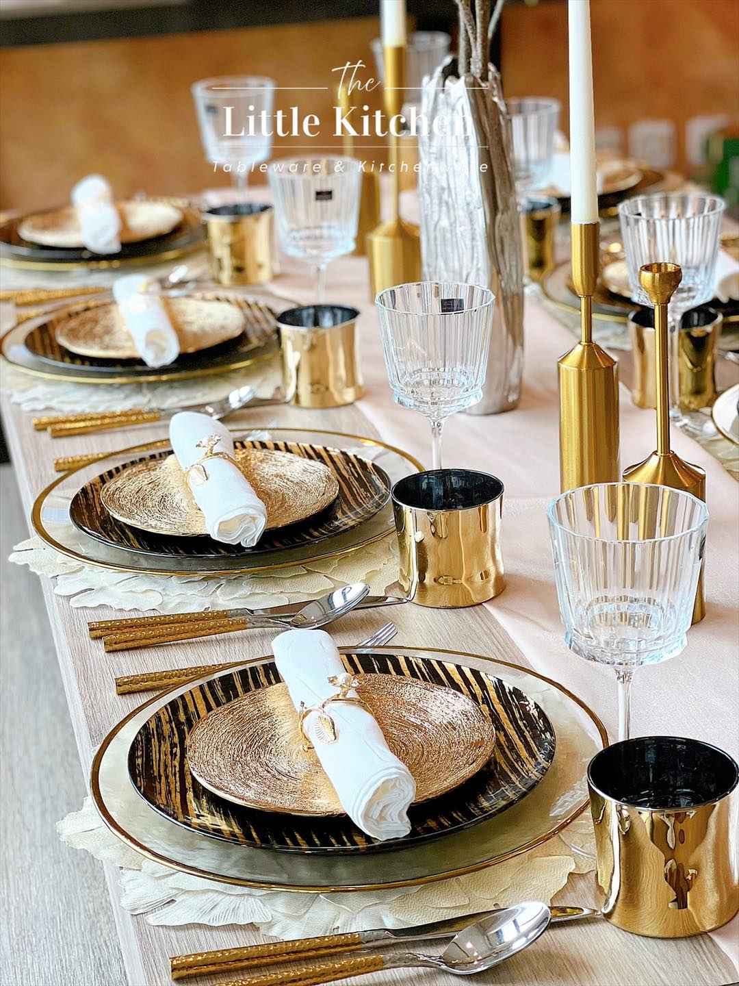 Set tiệc Gold&Metallic