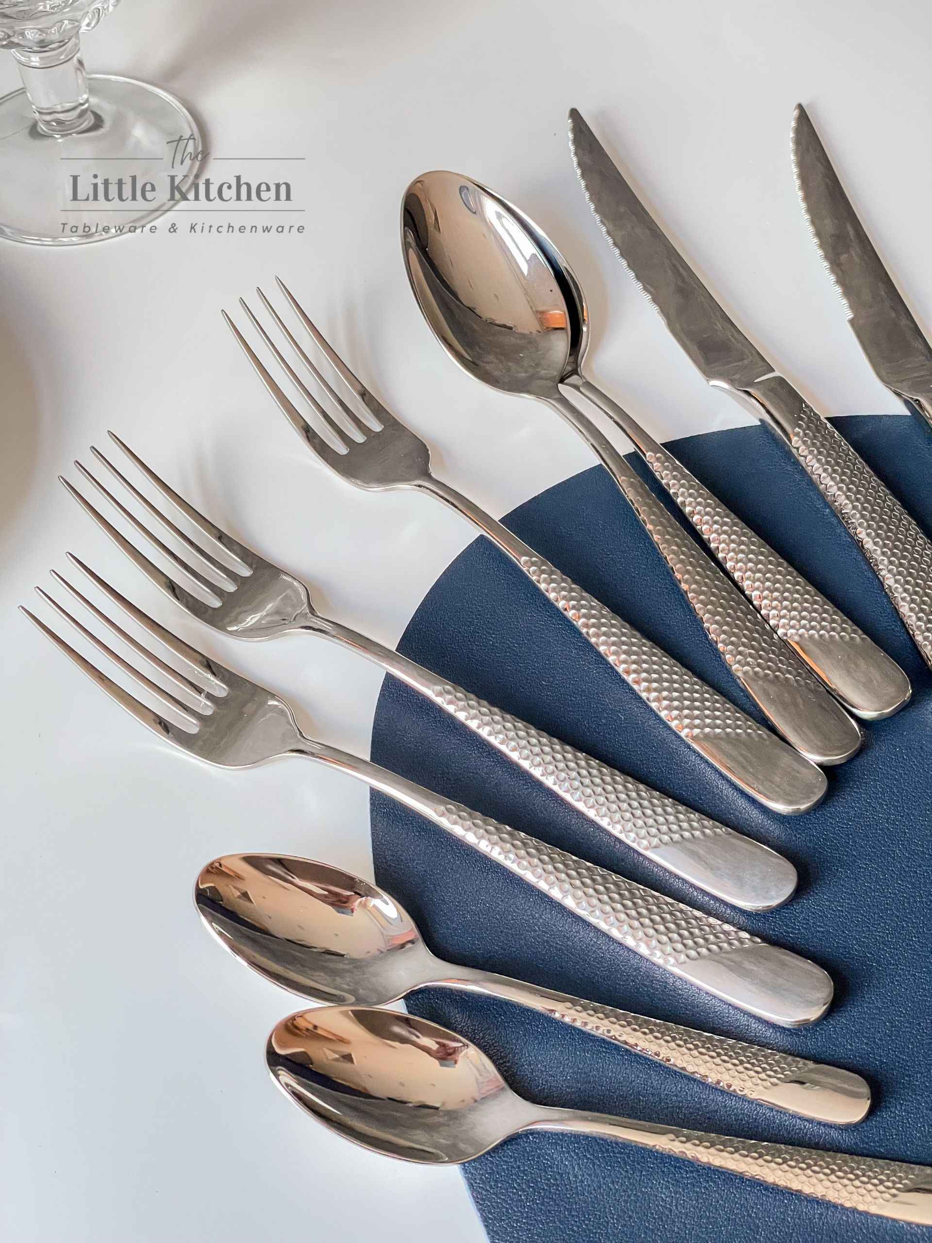 Bộ dao thìa dĩa chính vảy nửa bạc