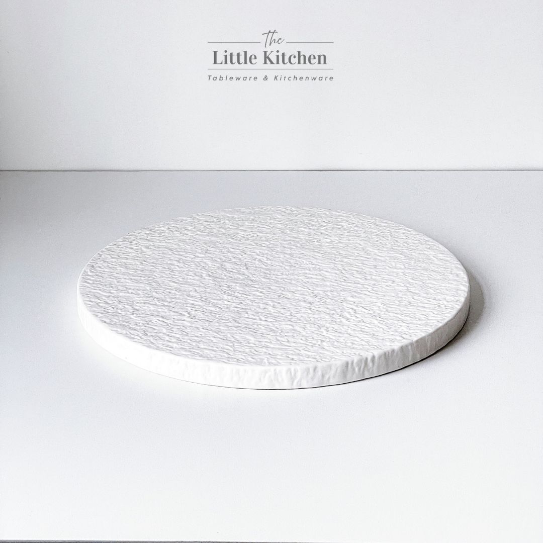 Bộ bát đĩa cao cấp màu trắng sần