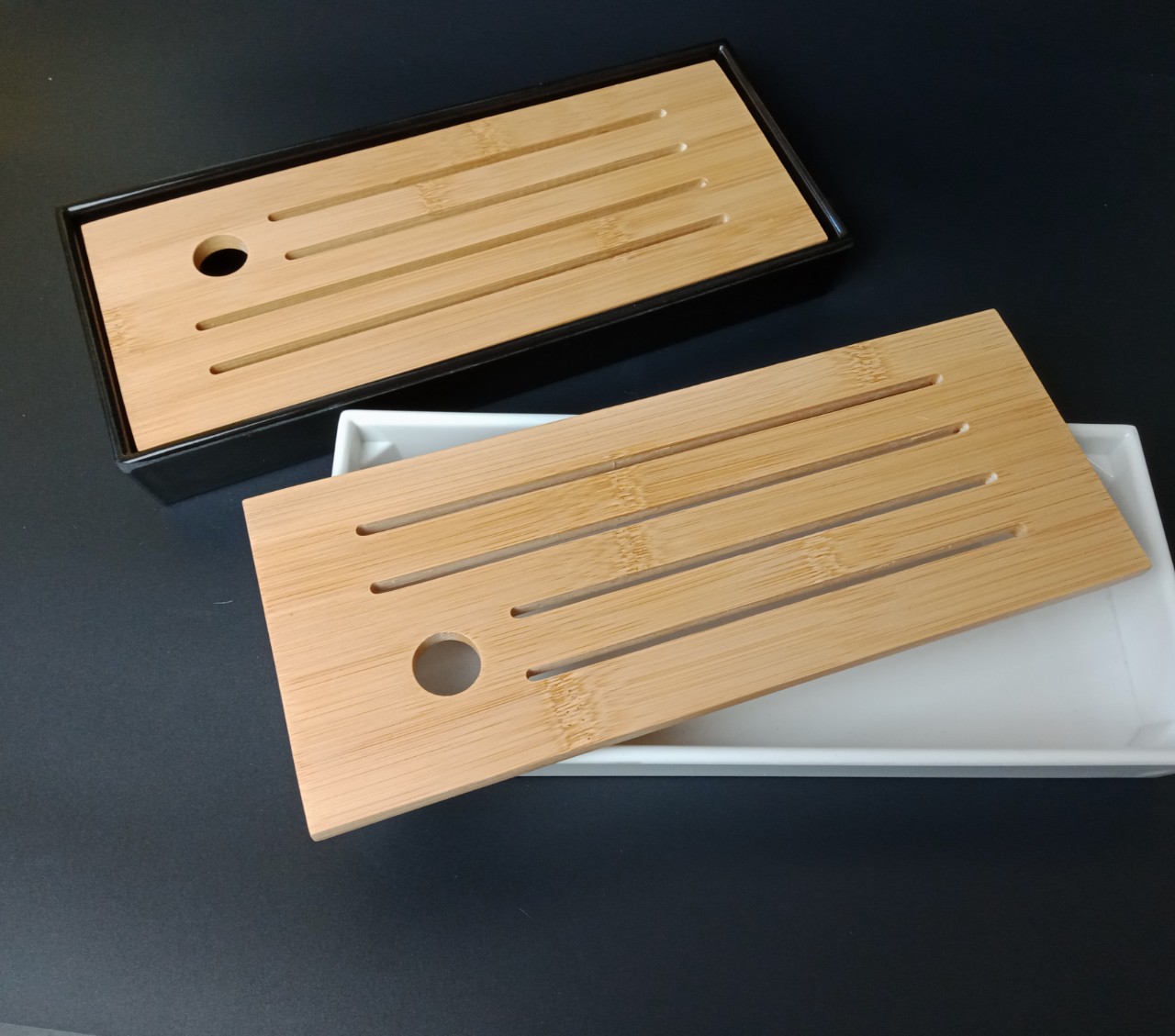 Khay trà hình chữ nhật