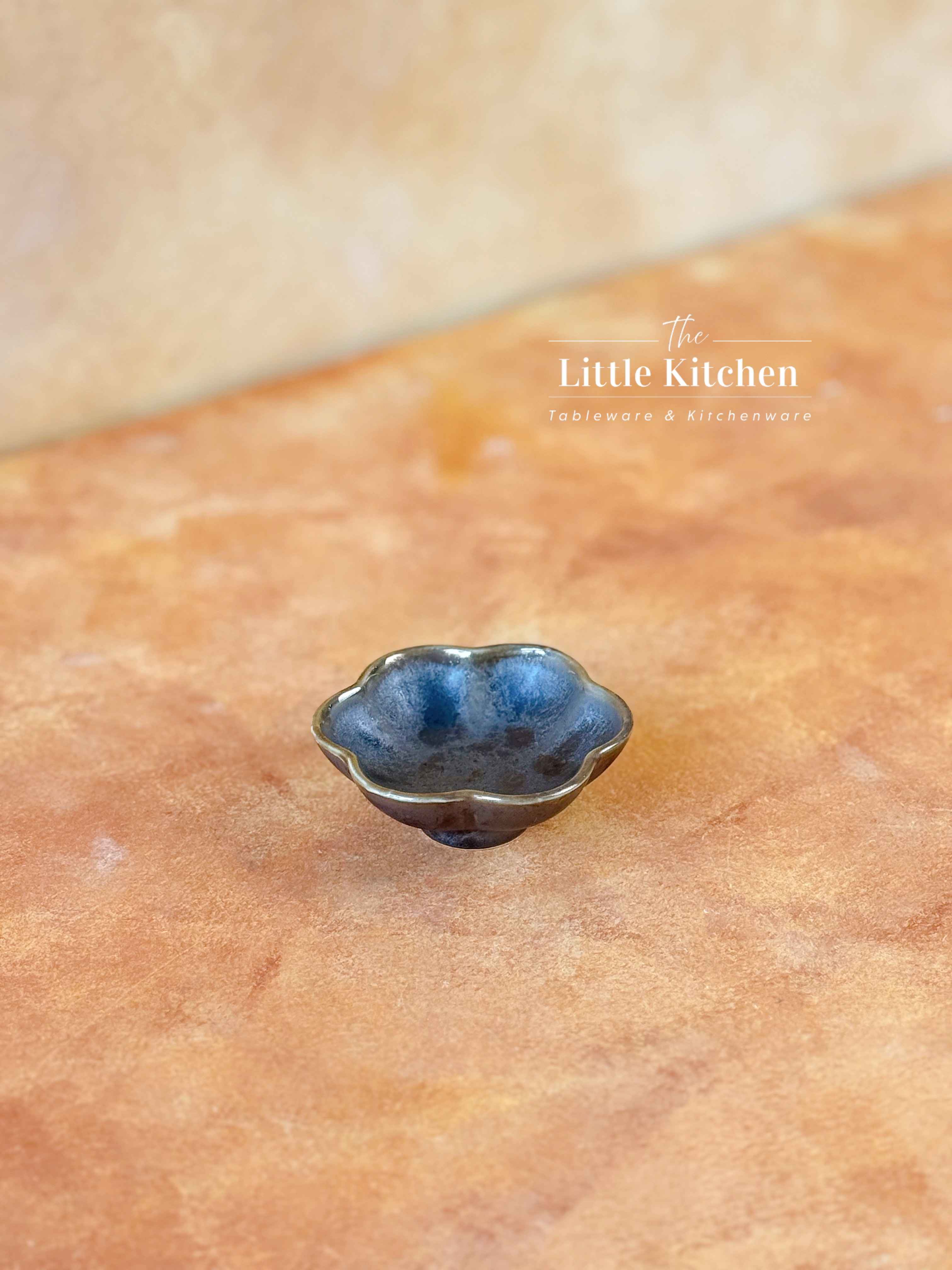 Bộ bát đĩa cao cấp phong cách Nhật Bản màu nâu hỏa biến