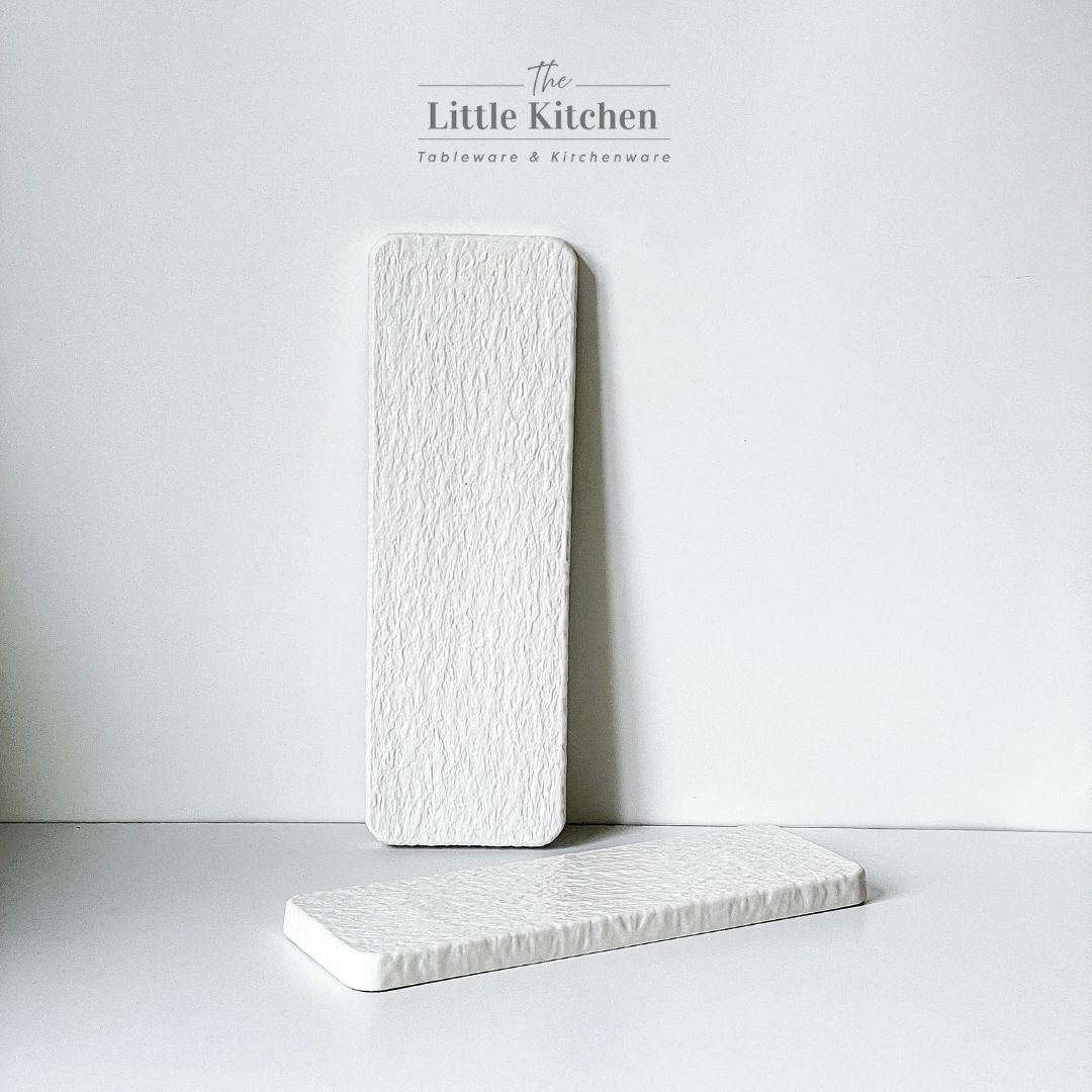 Bộ bát đĩa cao cấp màu trắng sần