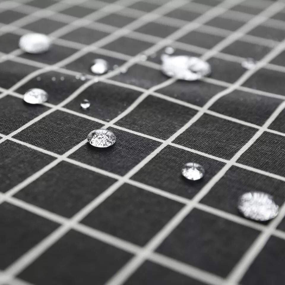 KHĂN TRẢI BÀN ĐEN CARO