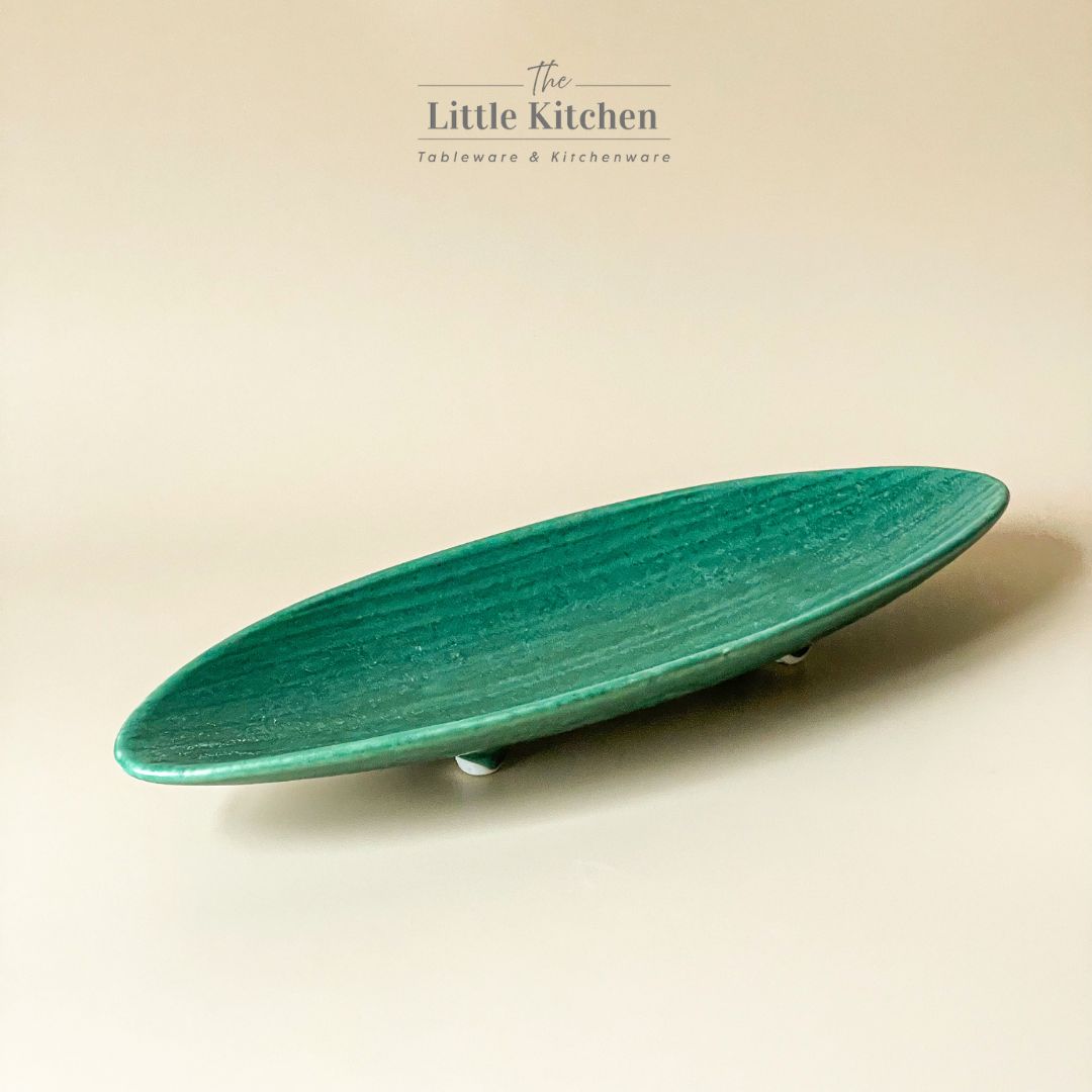 Bộ bát đĩa cao cấp phong cách Á màu lục men lì