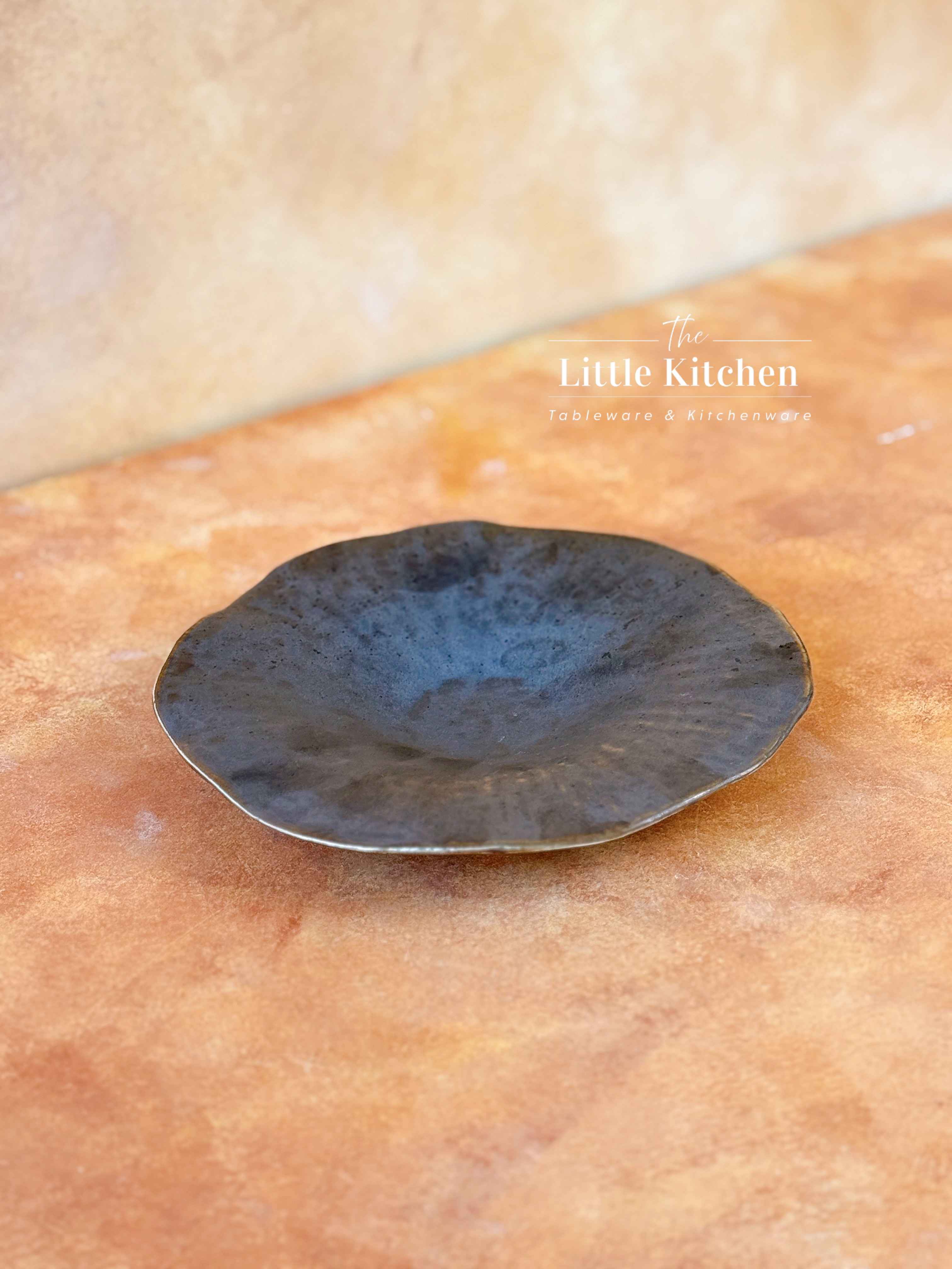 Bộ bát đĩa cao cấp phong cách Nhật Bản màu nâu hỏa biến