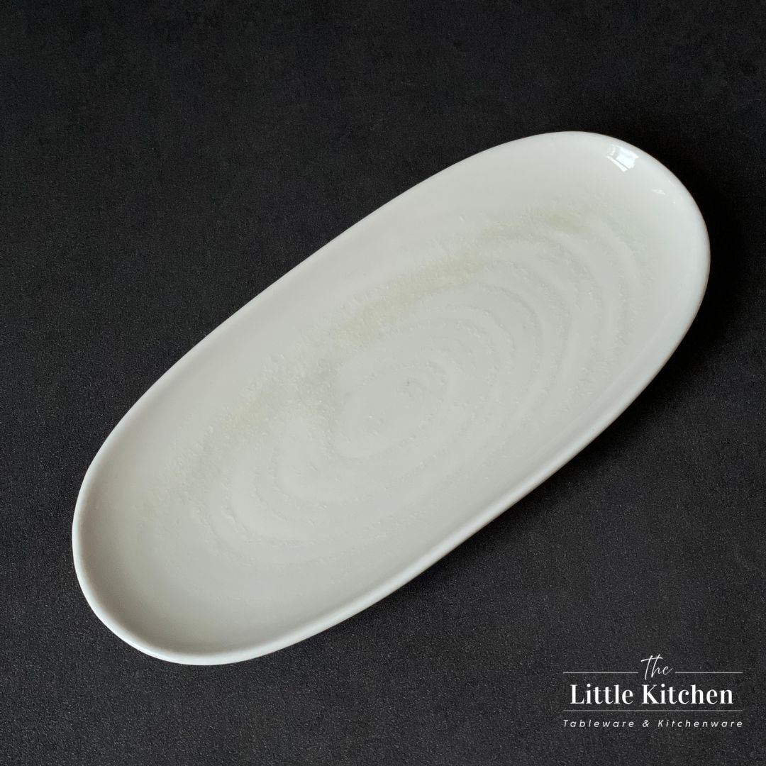 Bộ bát đĩa cao cấp họa tiết xoáy màu be men lì