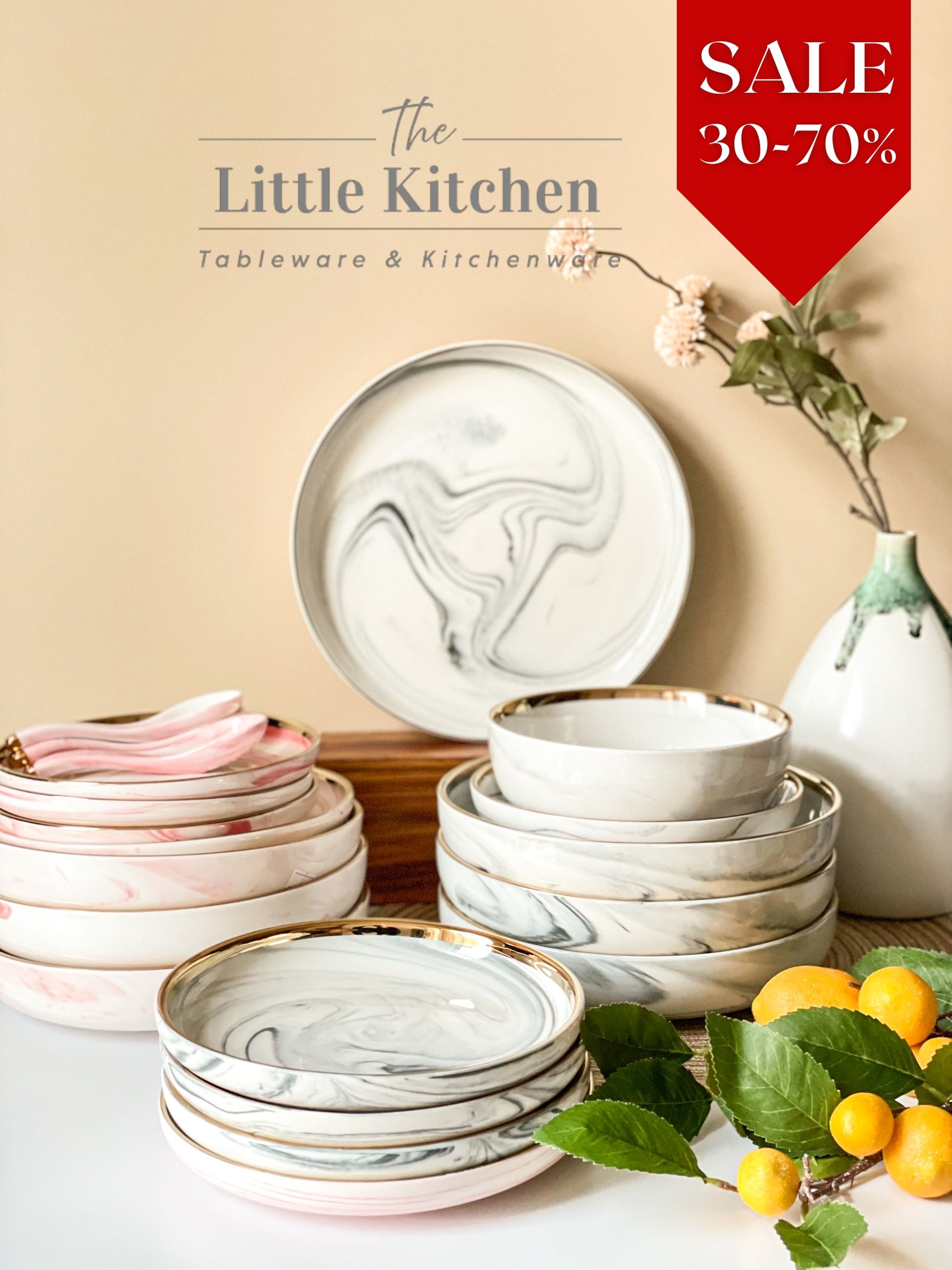 Sale bộ đĩa tráng vân mây