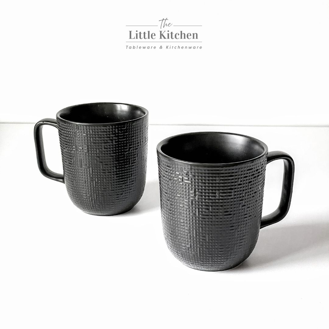 Bộ bát đĩa cao cấp màu đen họa tiết viền tia hạt