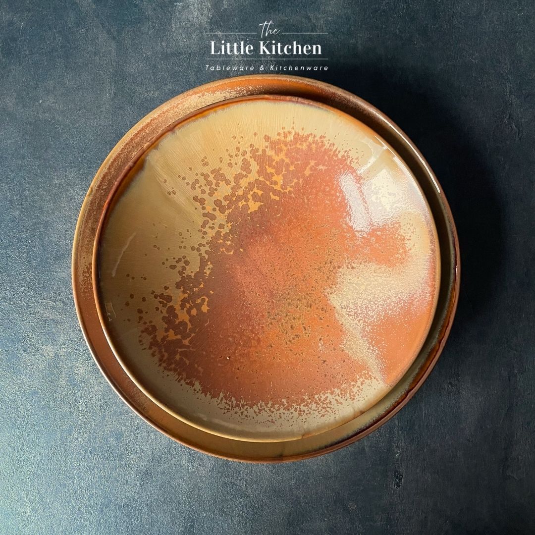 Bộ đĩa cao cấp đốm màu nâu