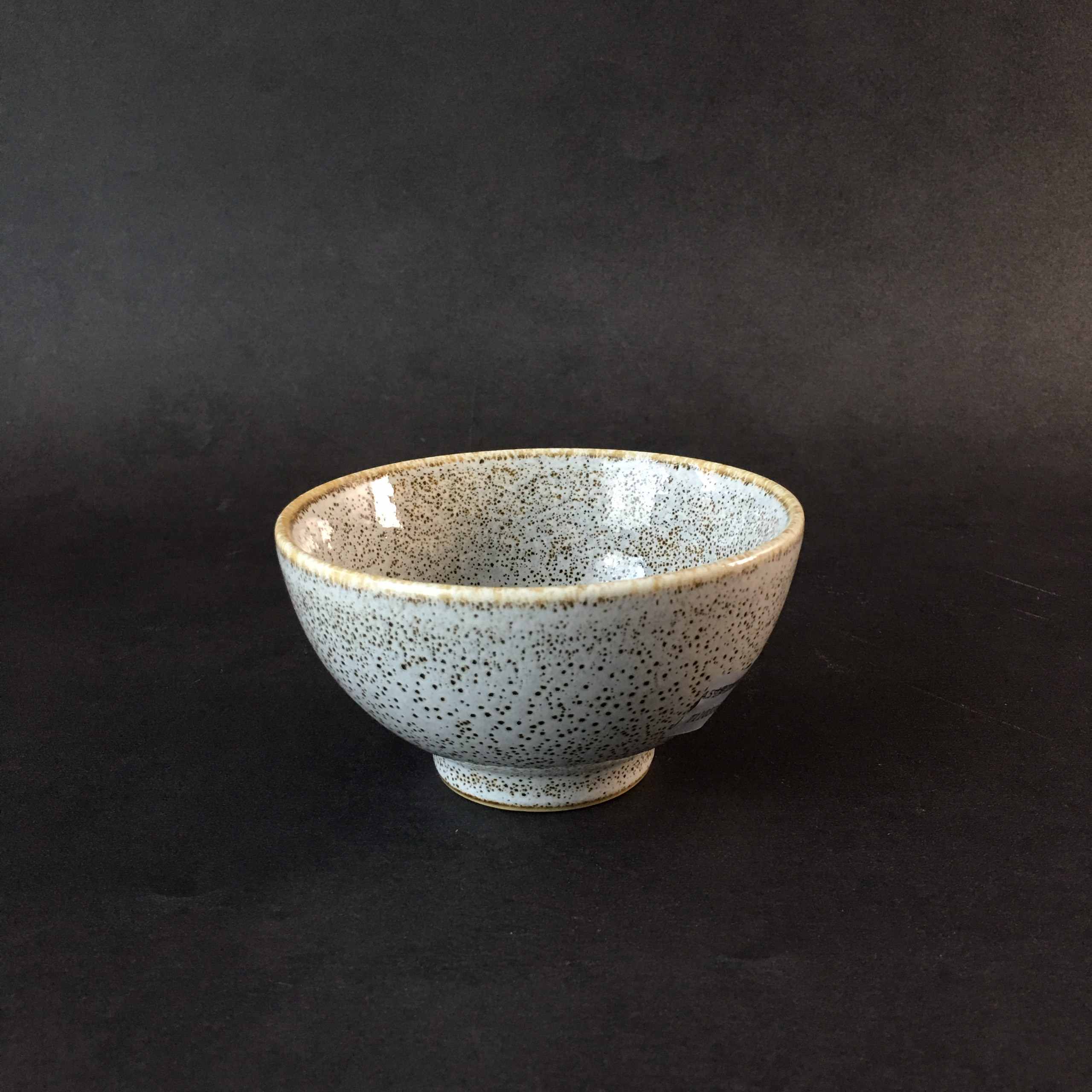 Bộ bát đĩa nhà hàng cao cấp màu be họa tiết chấm tiêu men bóng