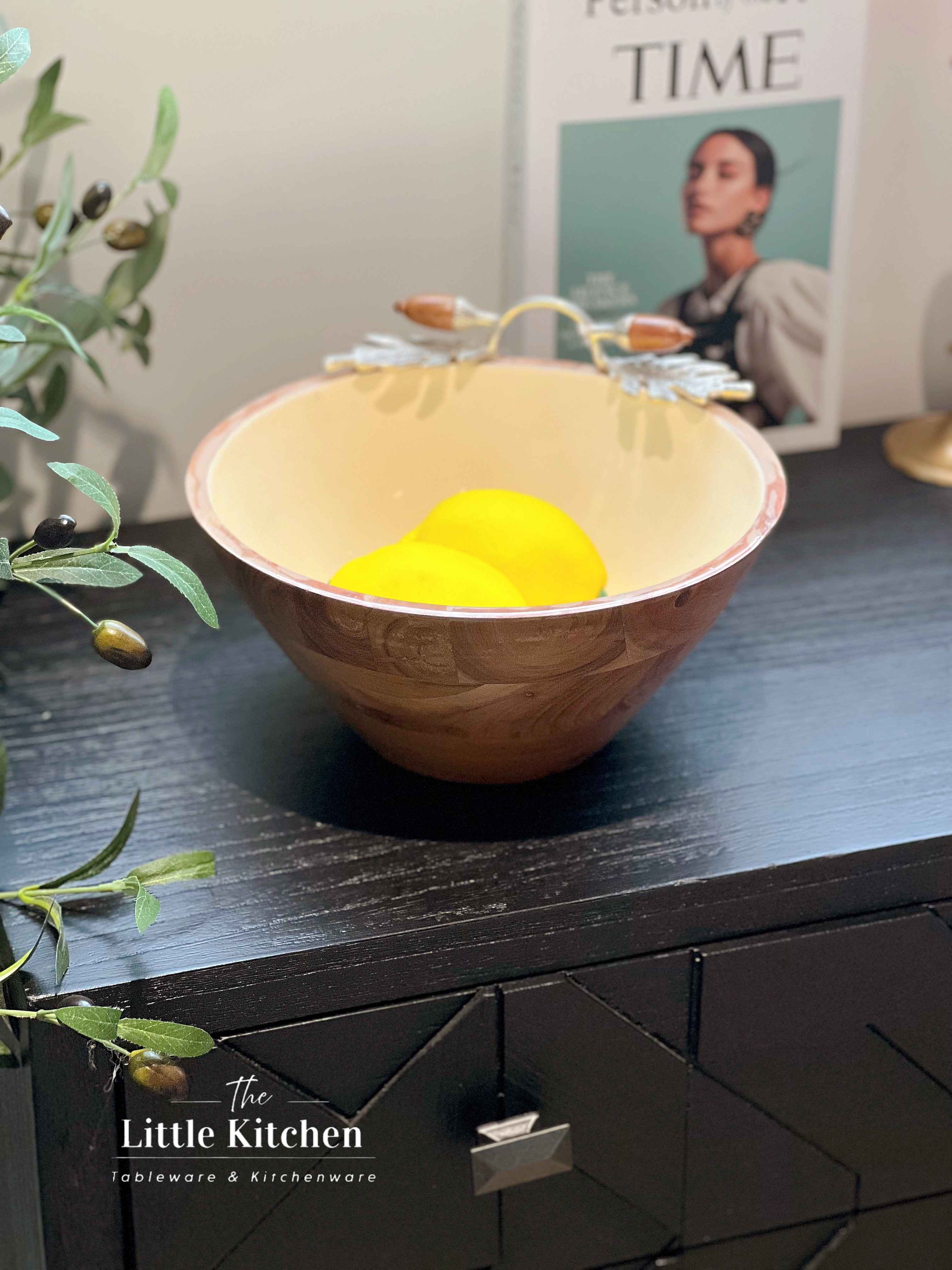 Đồng Ấn Độ  Bowl tròn hạt dẻ 20x8
