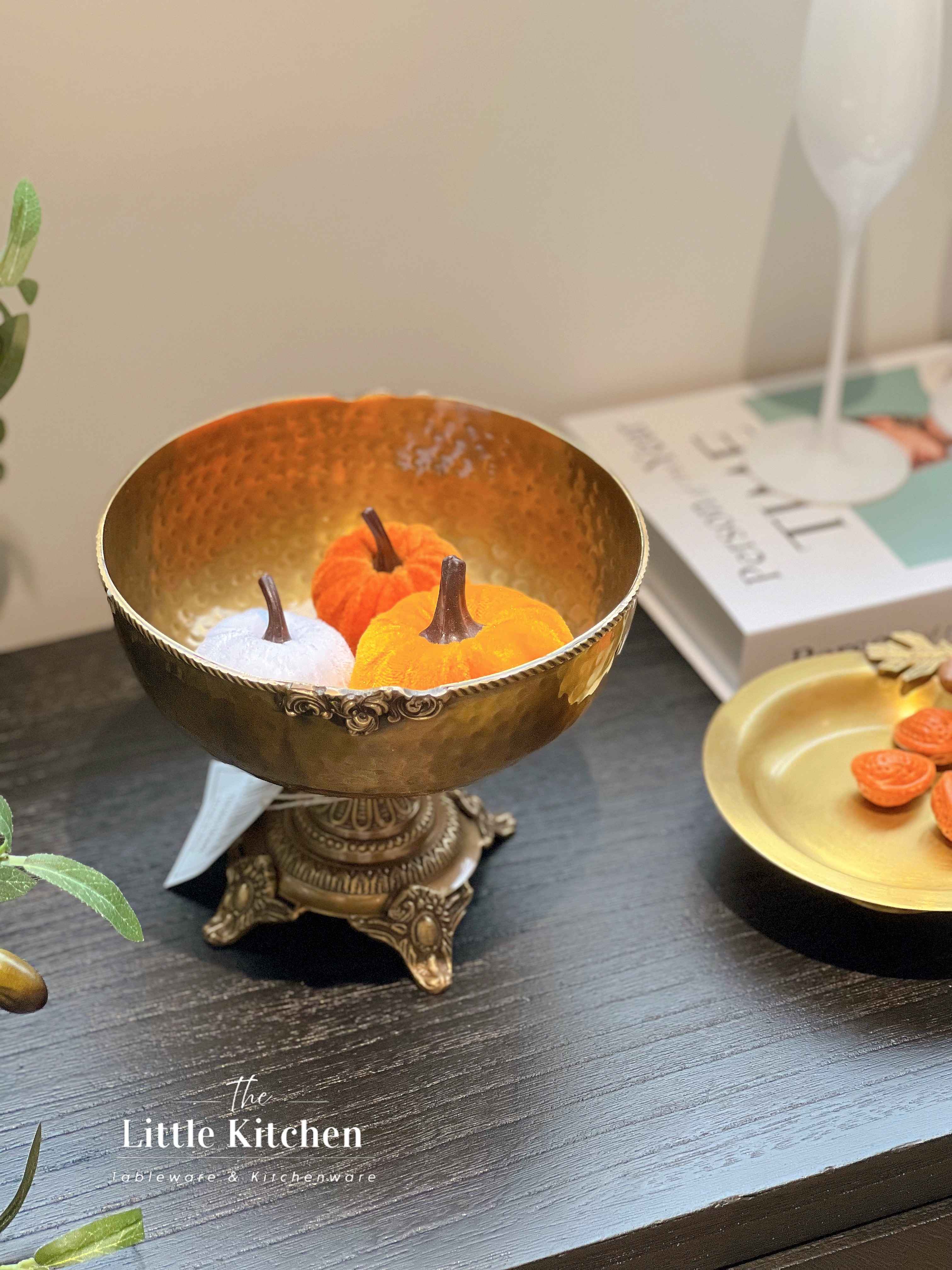 Đồng Ấn Độ  Bowl chân cao 19x16