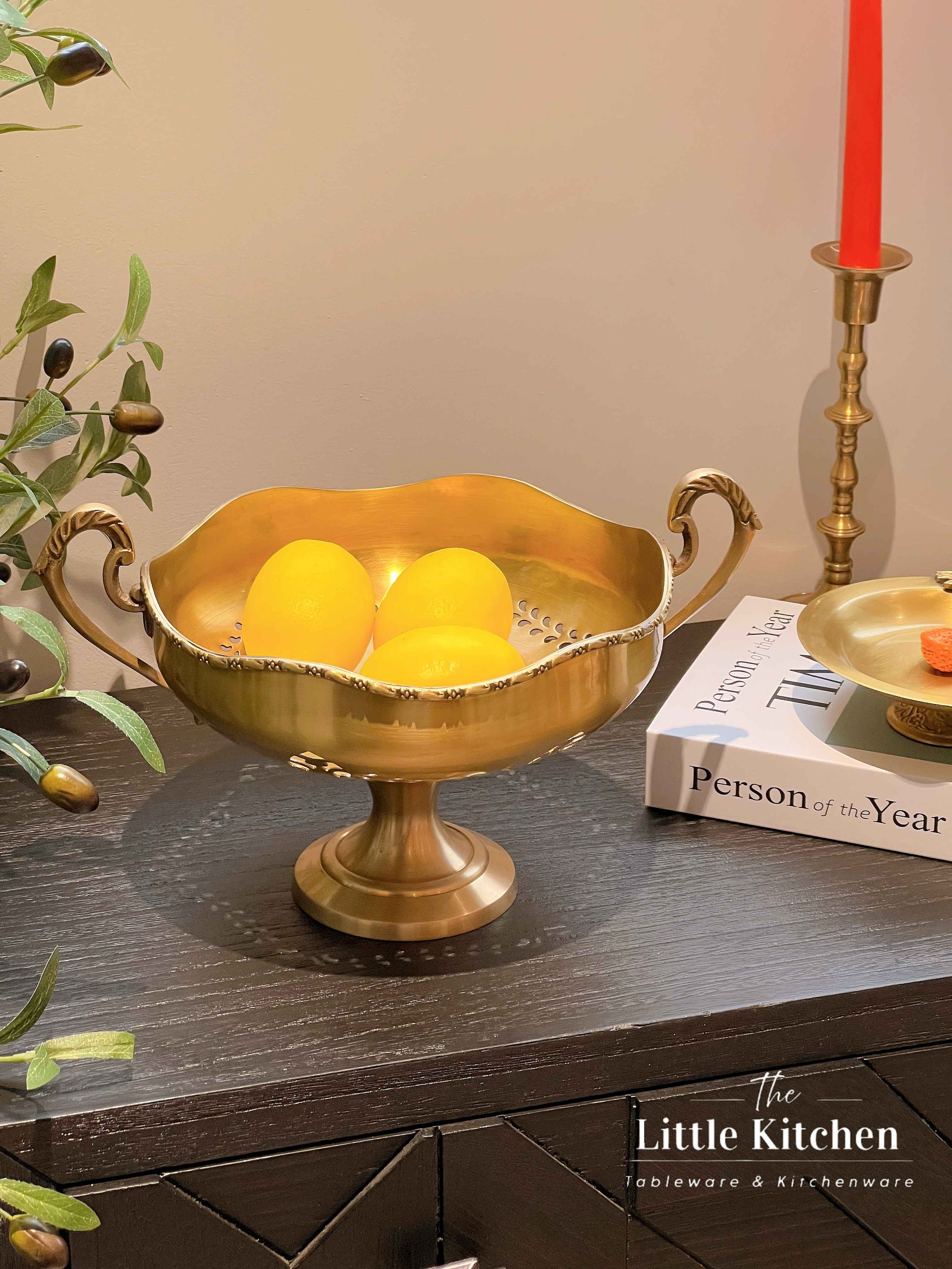 Đồng Ấn Độ khay chân 2 quai 33x23