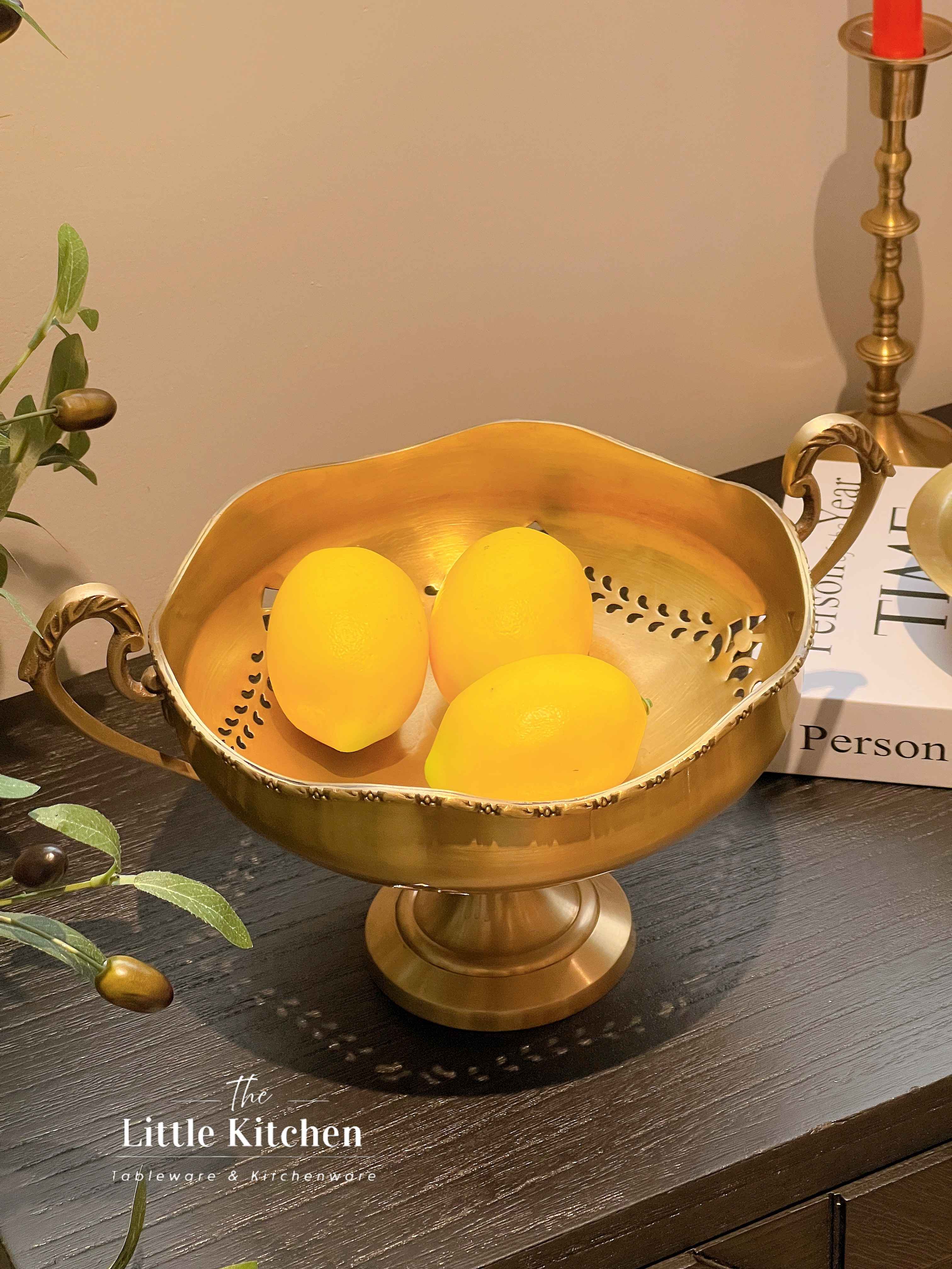 Đồng Ấn Độ khay chân 2 quai 33x23