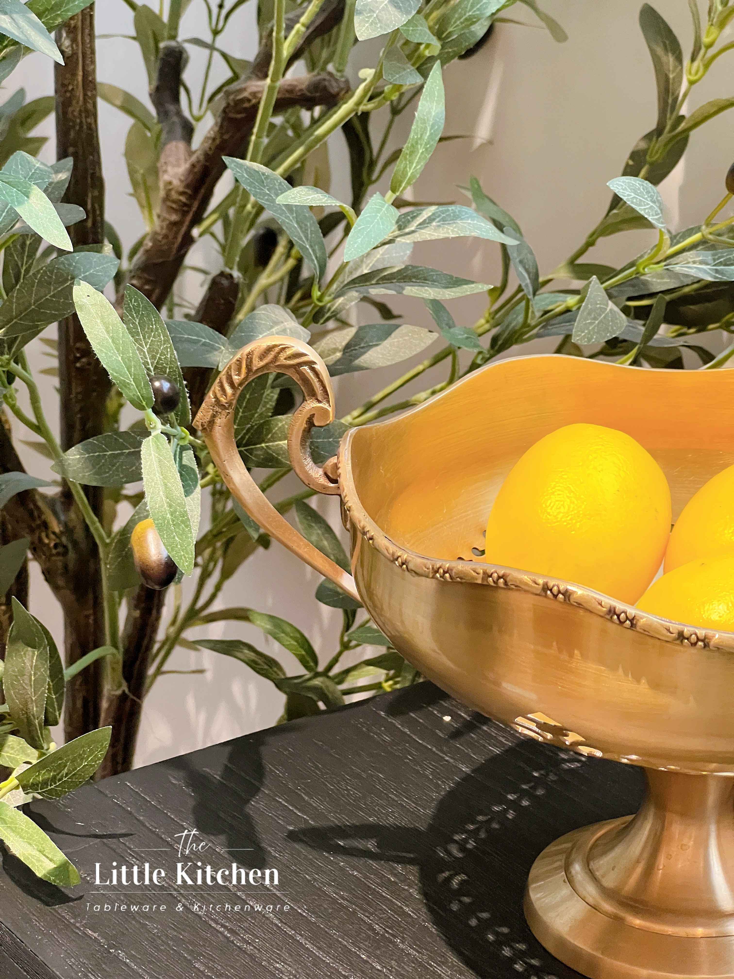 Đồng Ấn Độ khay chân 2 quai 33x23