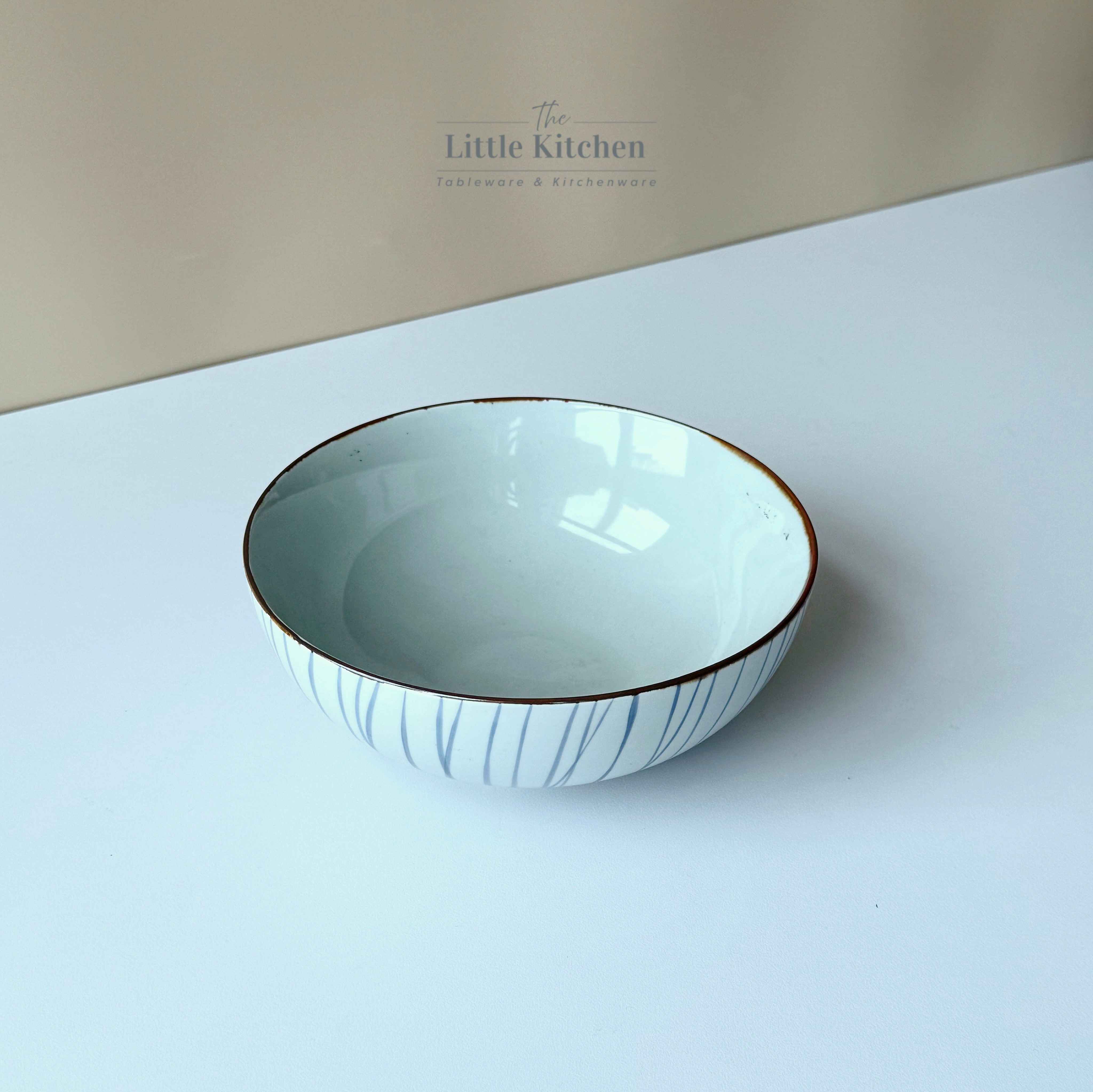 Sale bộ bát đĩa sọc xanh đỏ