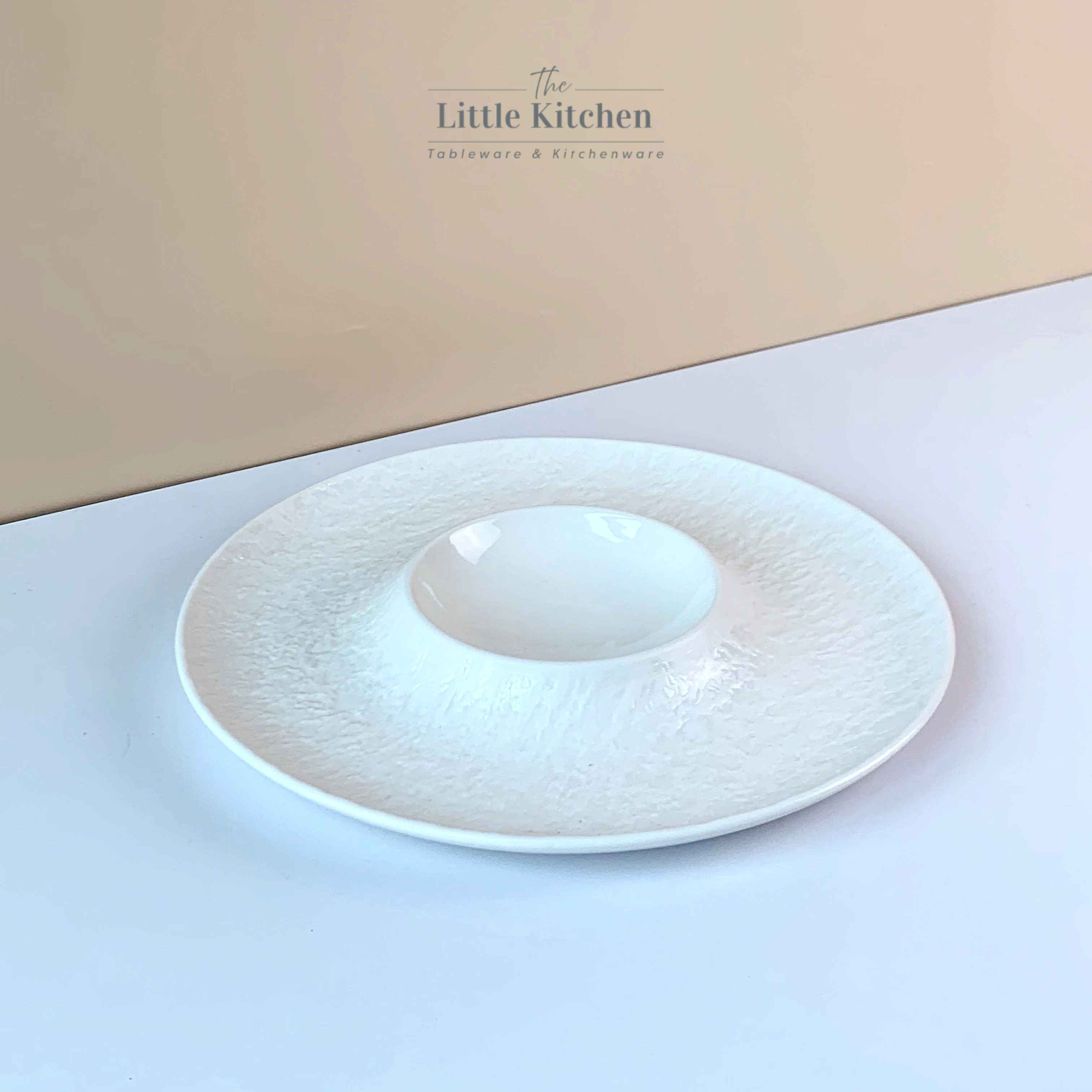 Sale đĩa lõm lồi nhám trắng