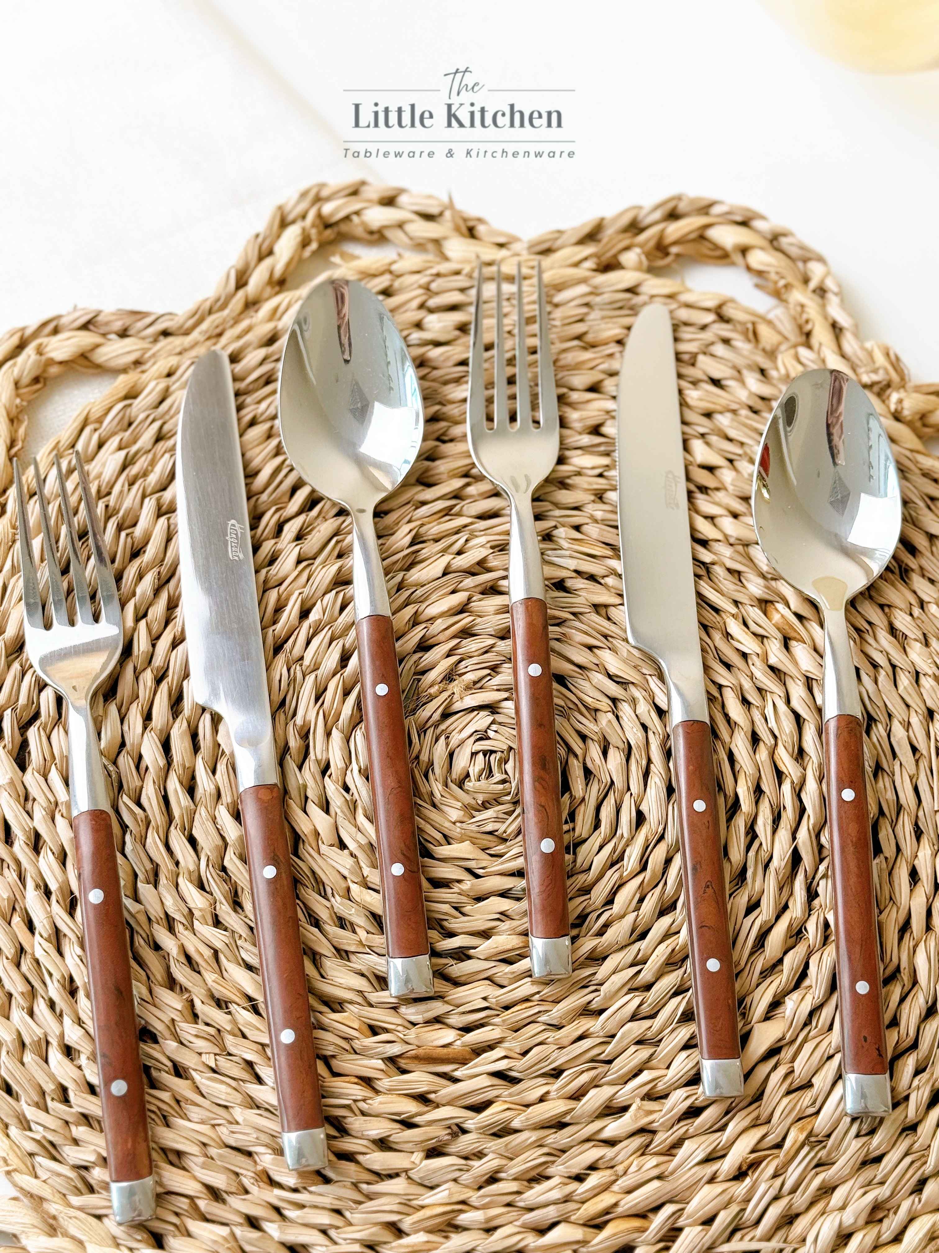 Set tiệc ghi nâu bóng