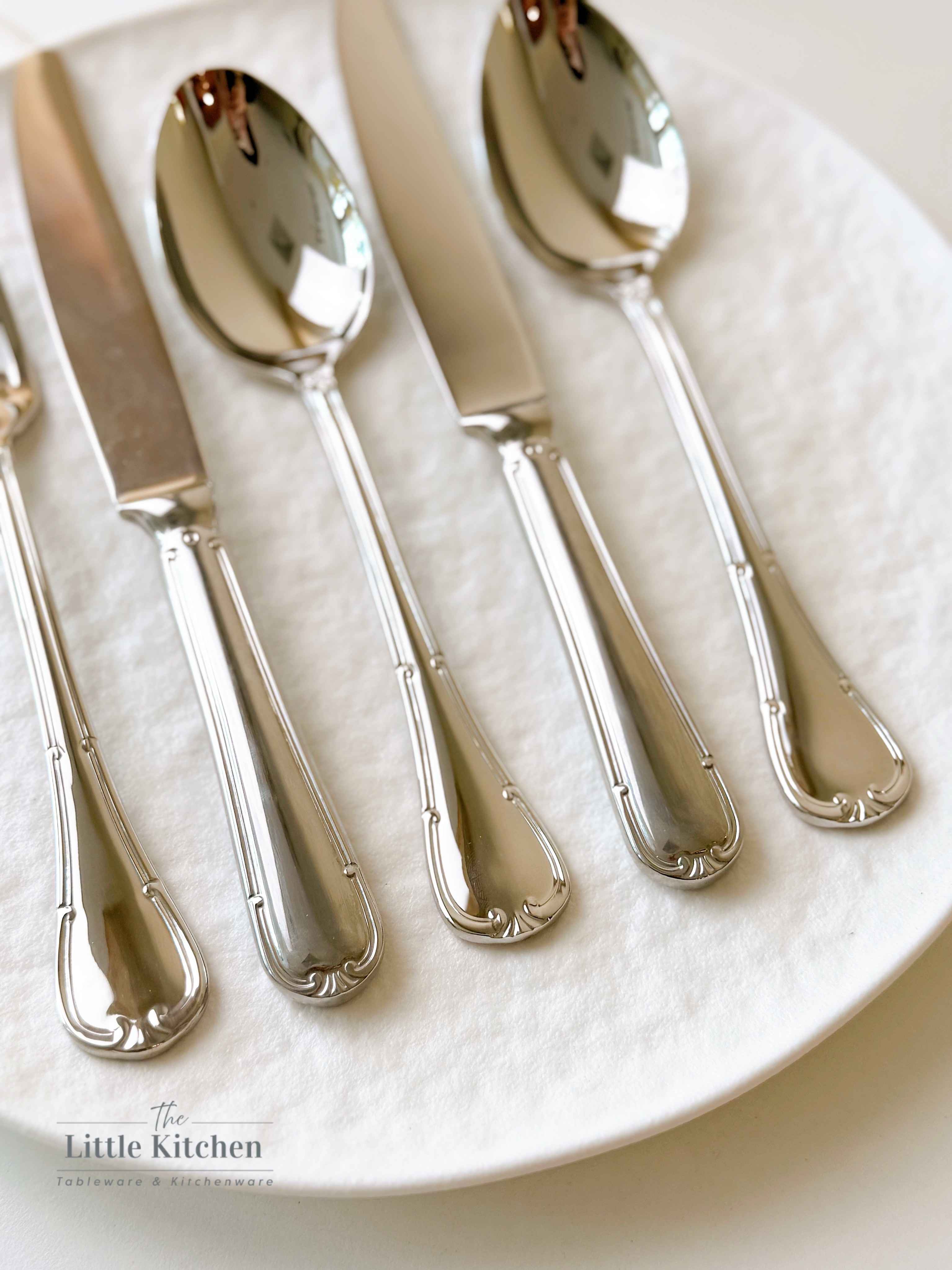 Bộ Dao Thìa Dĩa chuôi viền hoa