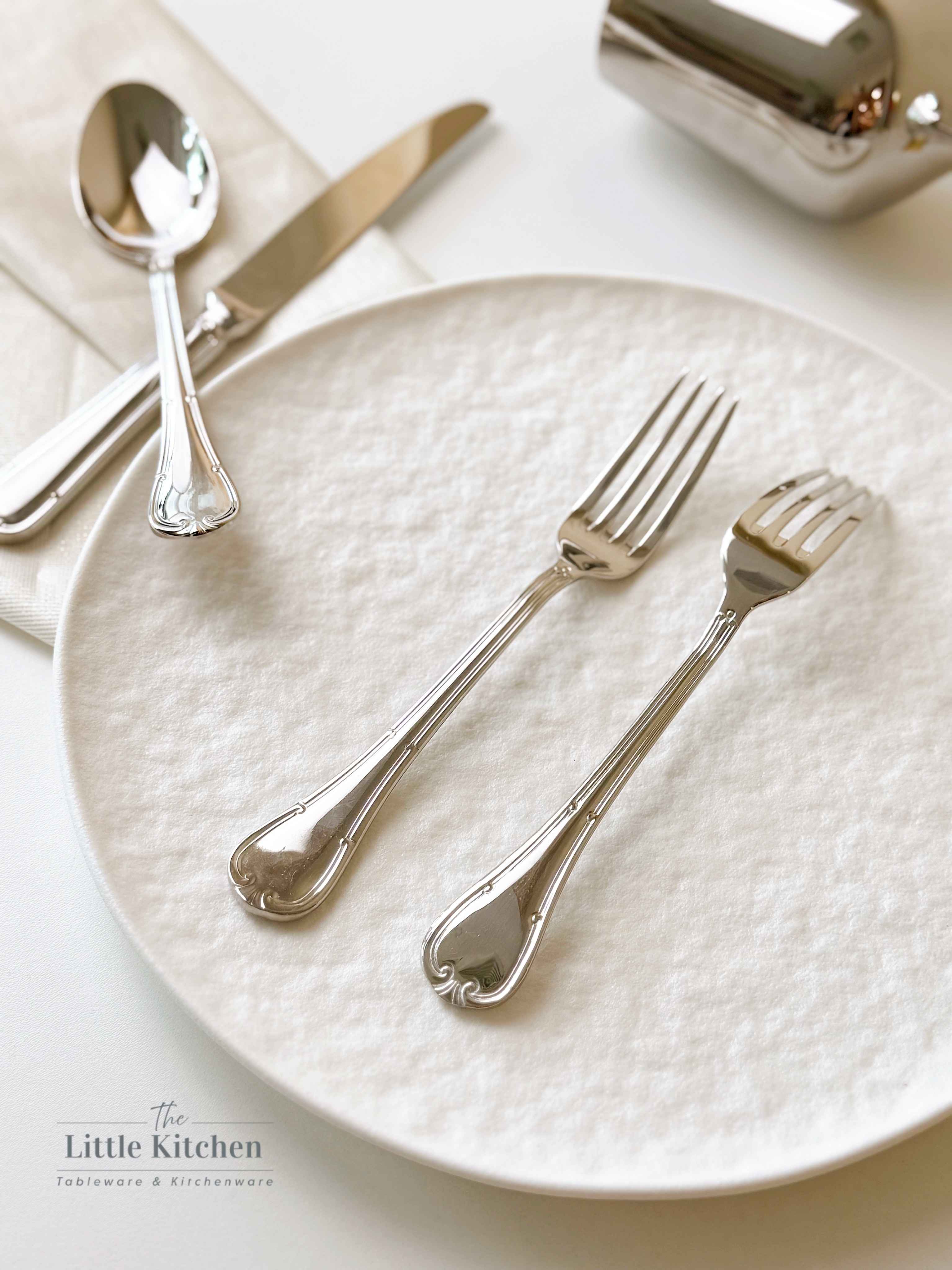 Bộ Dao Thìa Dĩa chuôi viền hoa