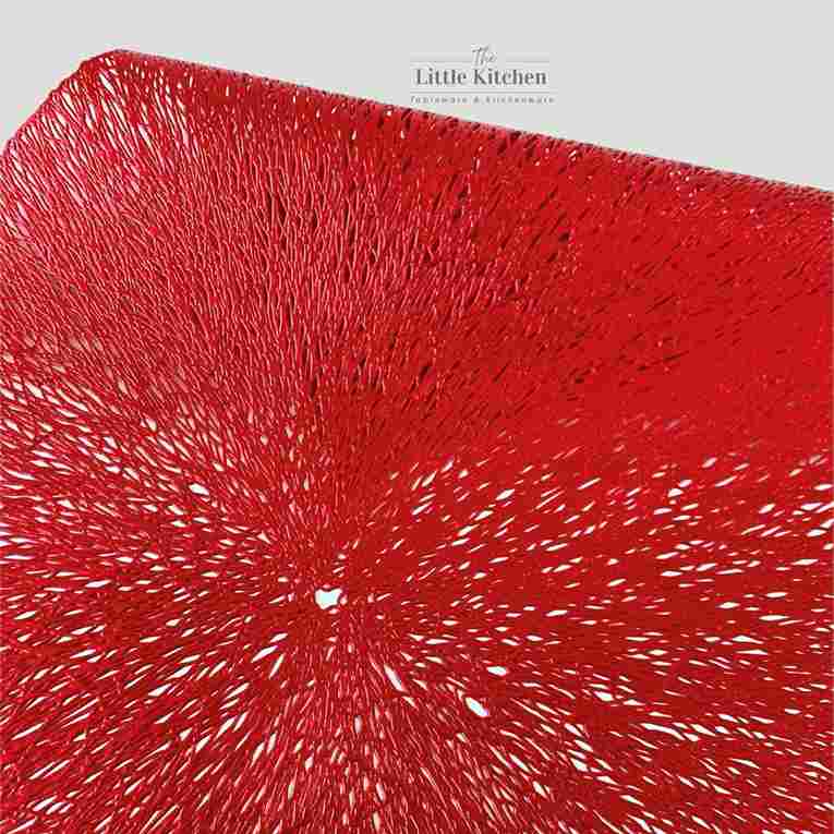 Tấm hình chữ nhật sợi lưới đỏ