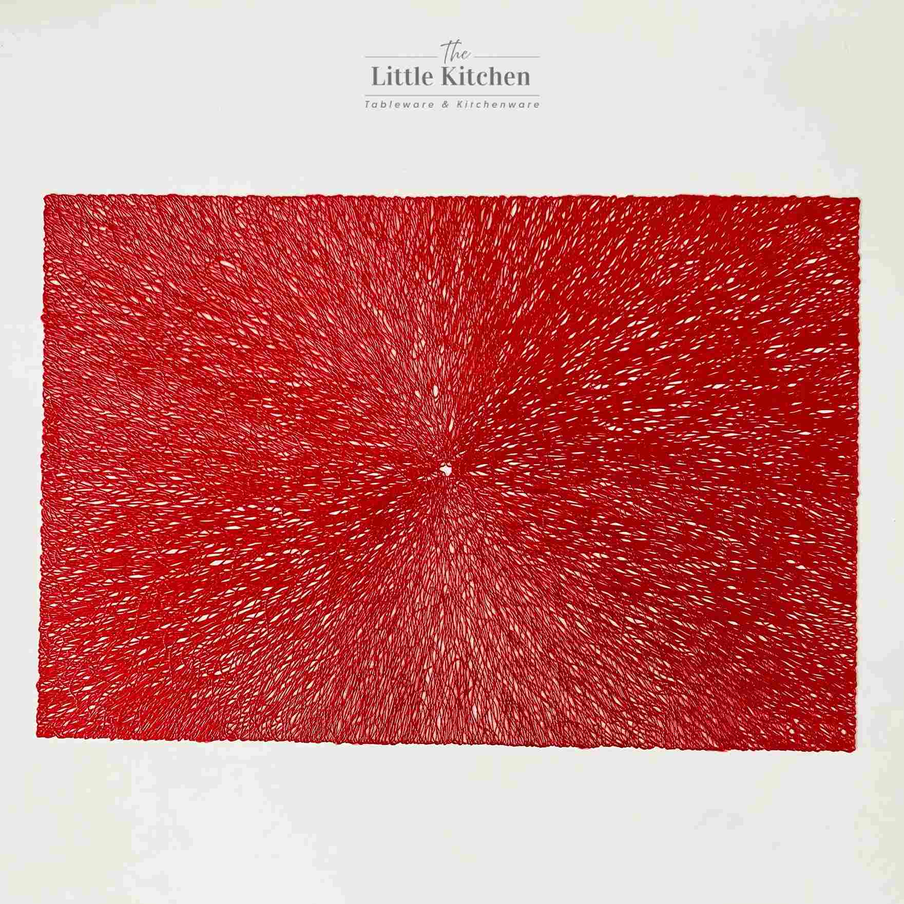 Tấm hình chữ nhật sợi lưới đỏ