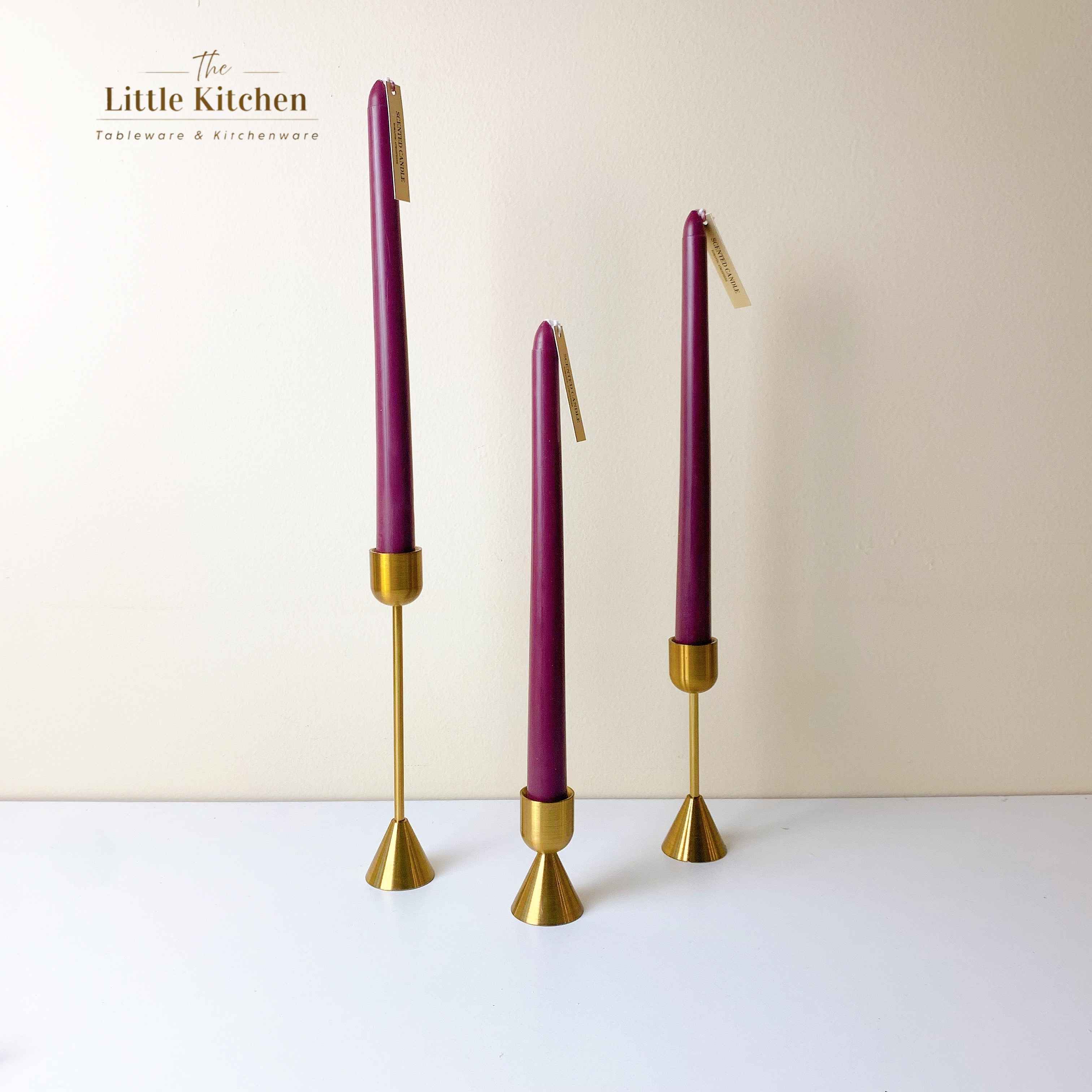 Set nến dài hồng