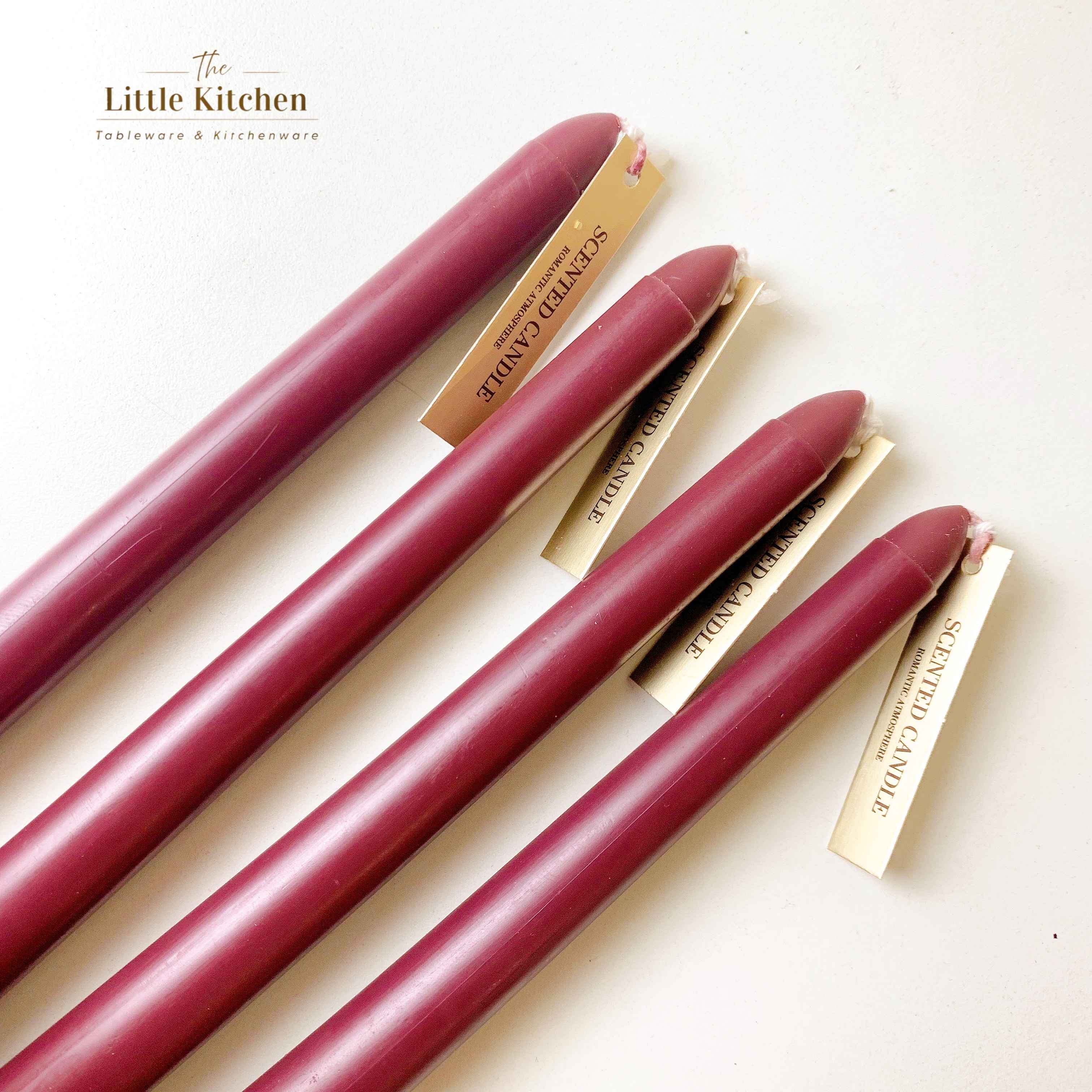 Set nến dài hồng