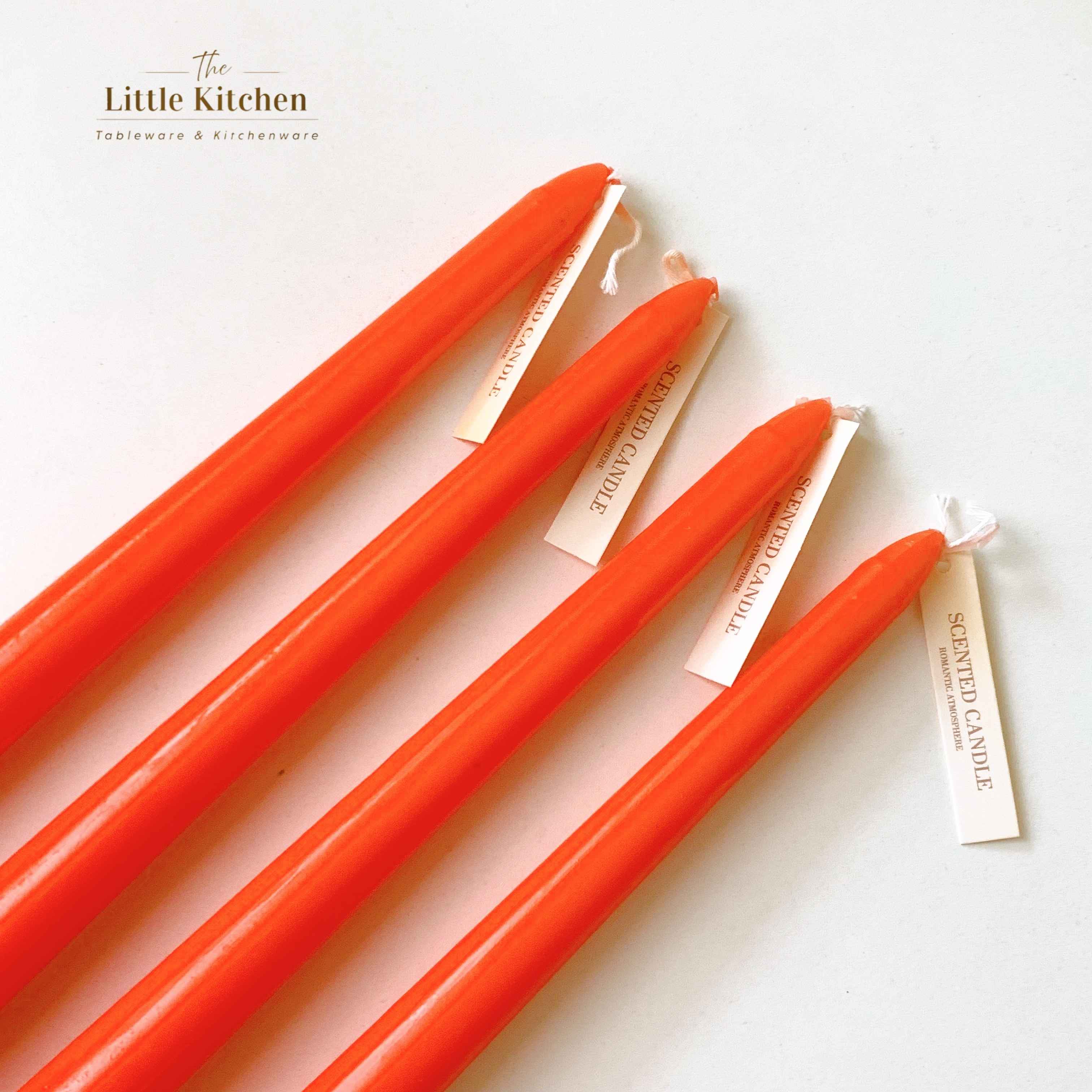 Set nến dài cam 3