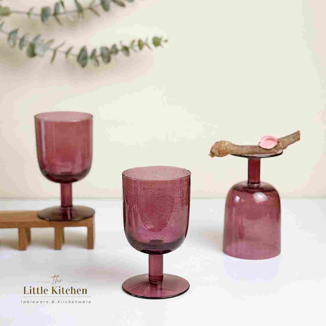 Ly thuỷ tinh bọt tím 14