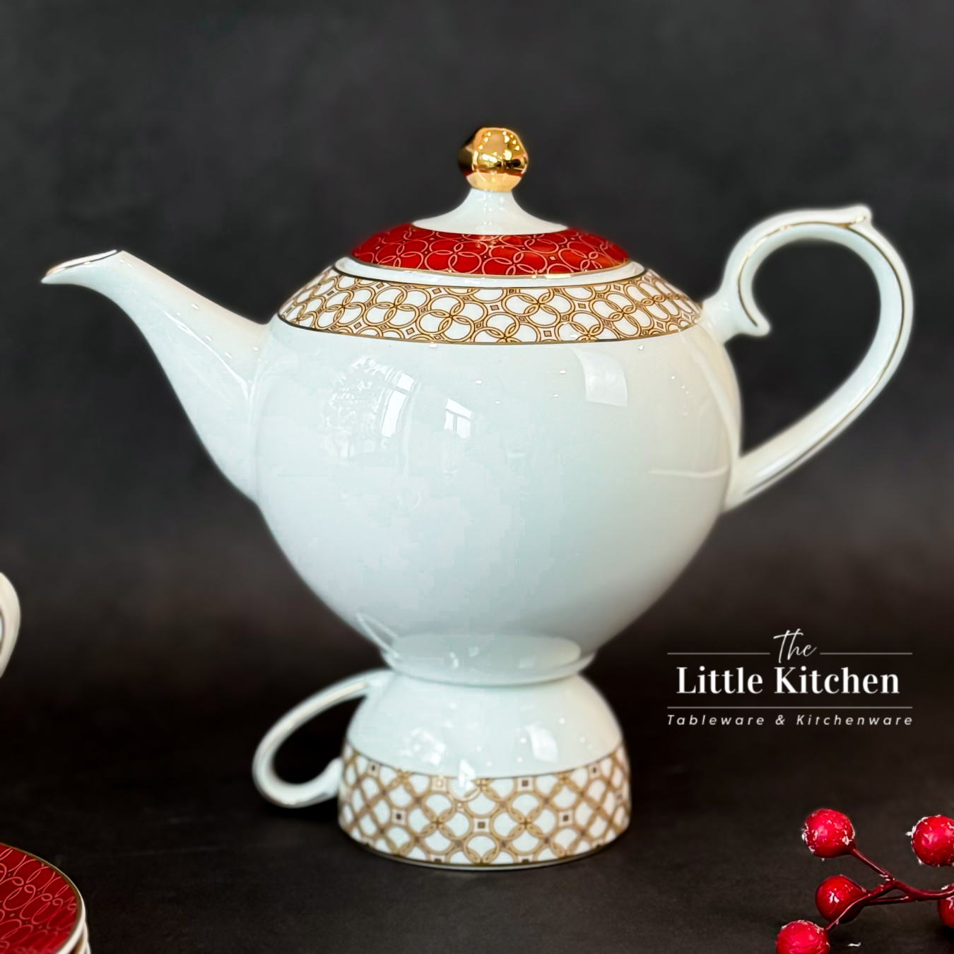 Bộ ấm chén trà RED GARNET