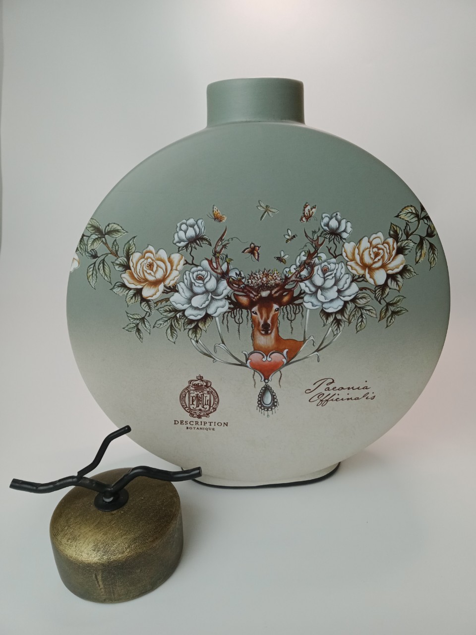 Bình hươu tròn dẹt