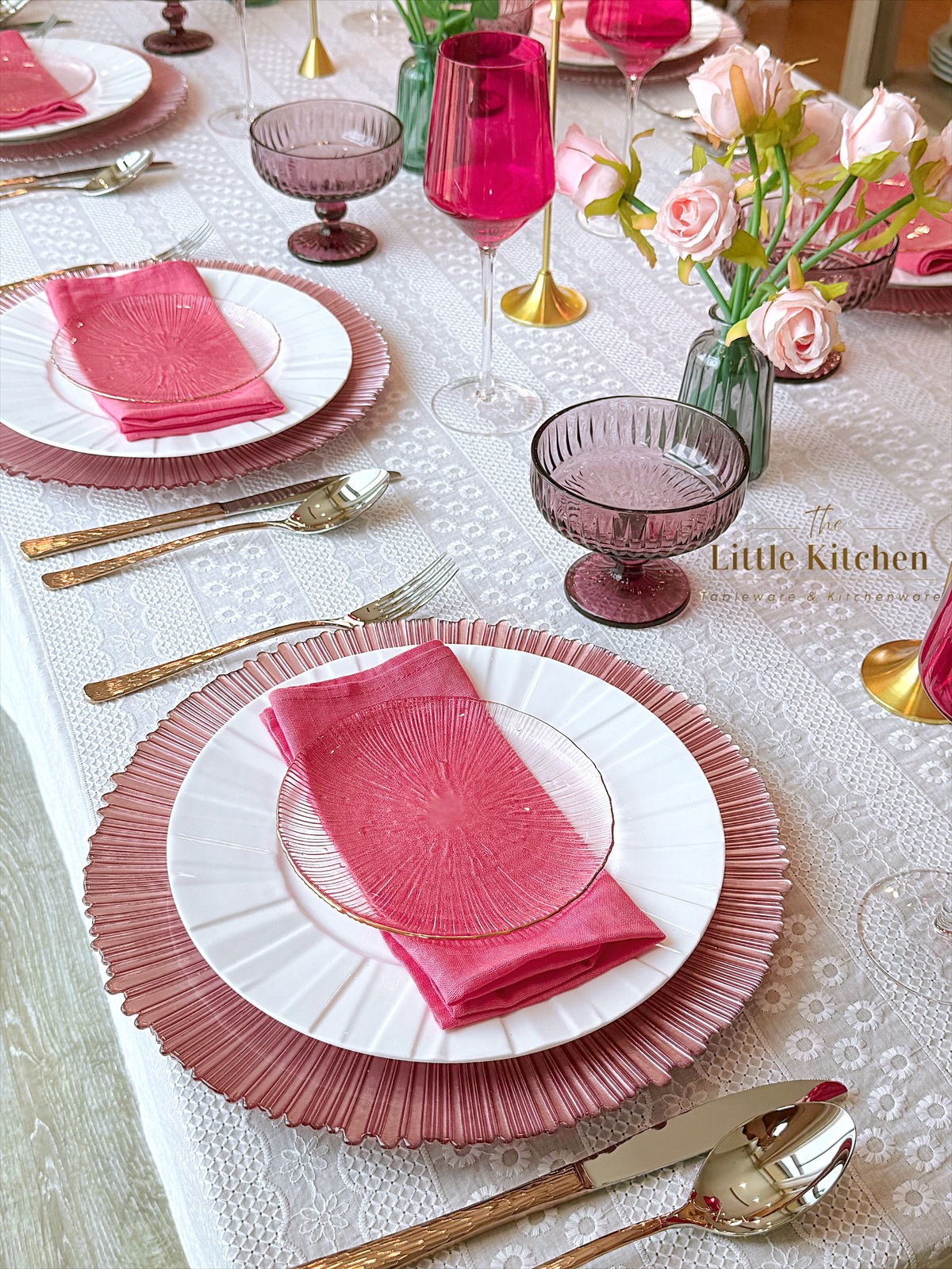 Set Tiệc Hồng đào