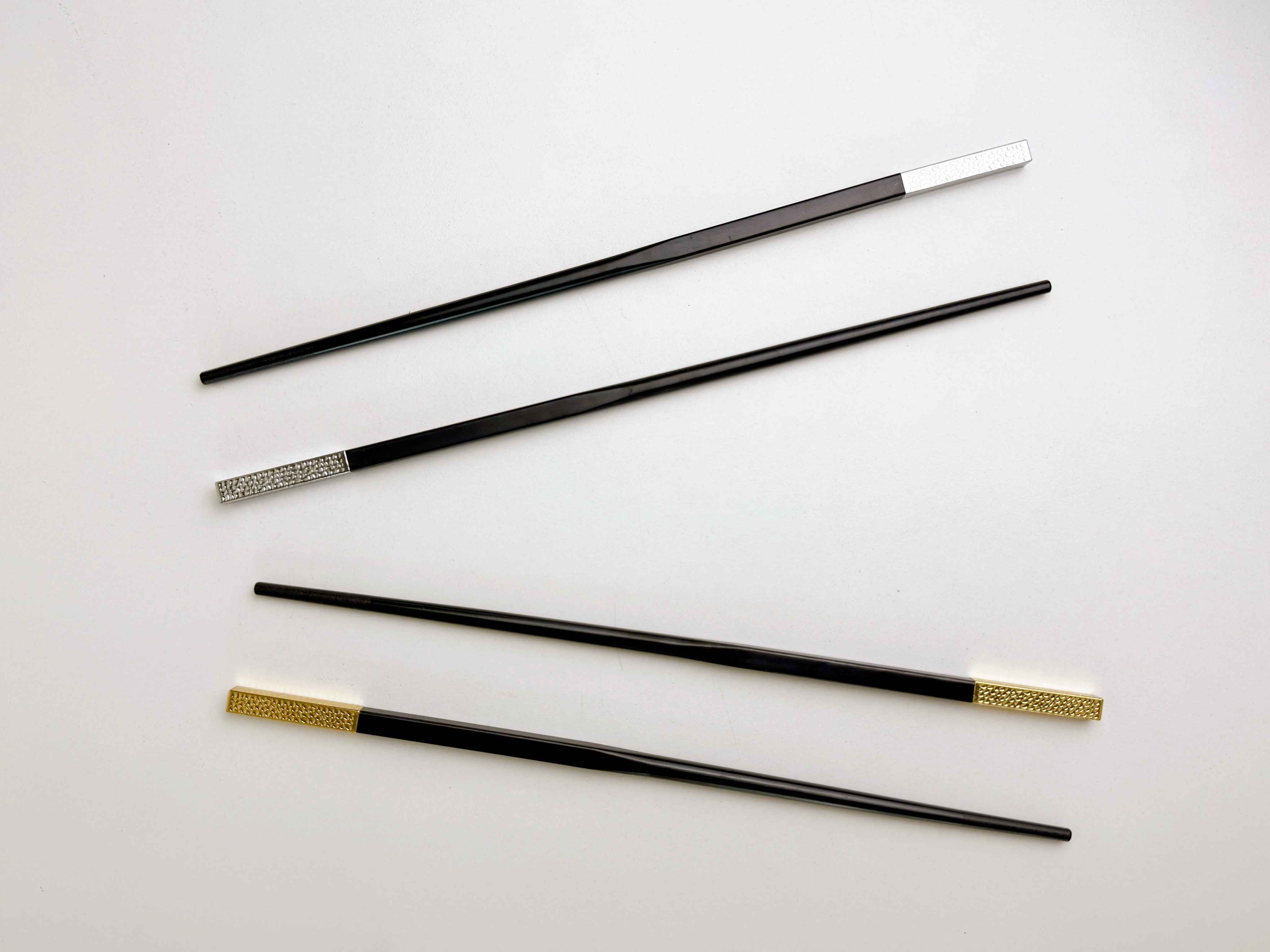 Set 10 đôi đũa lõm vàng