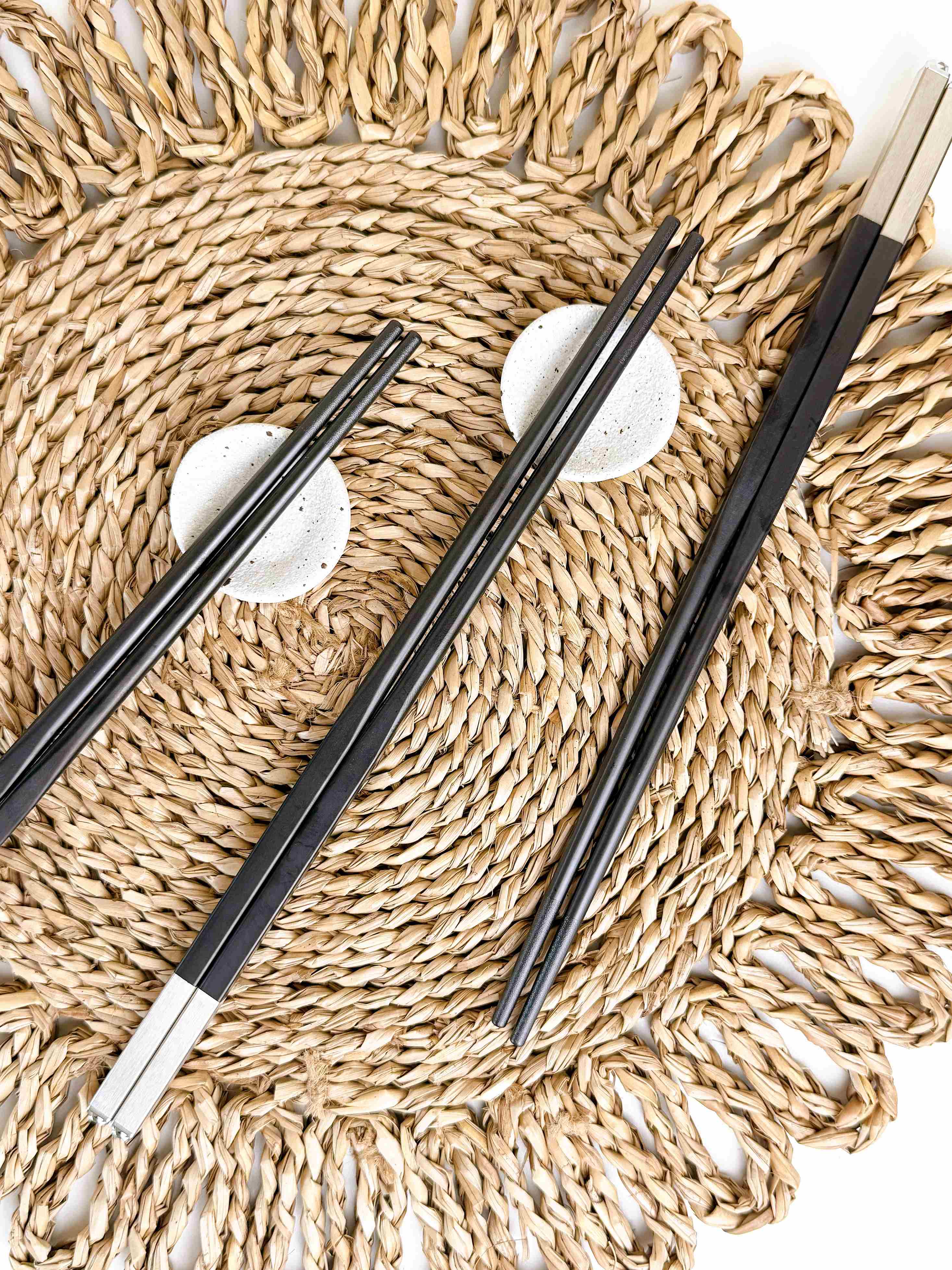 Set 10 đôi đũa trơn bạc