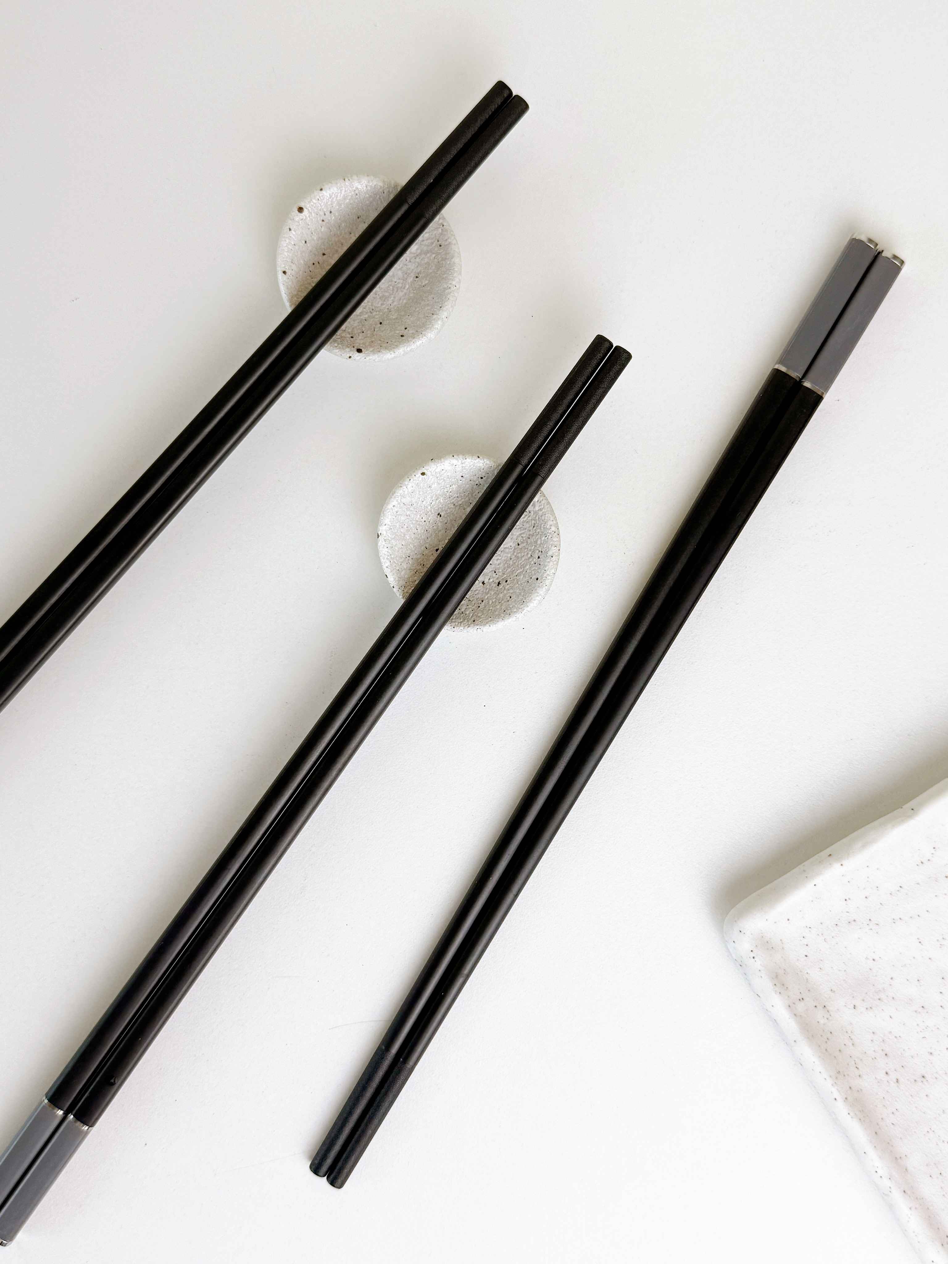 Set 10 đôi đũa chuôi ghi 2 vạch bạc