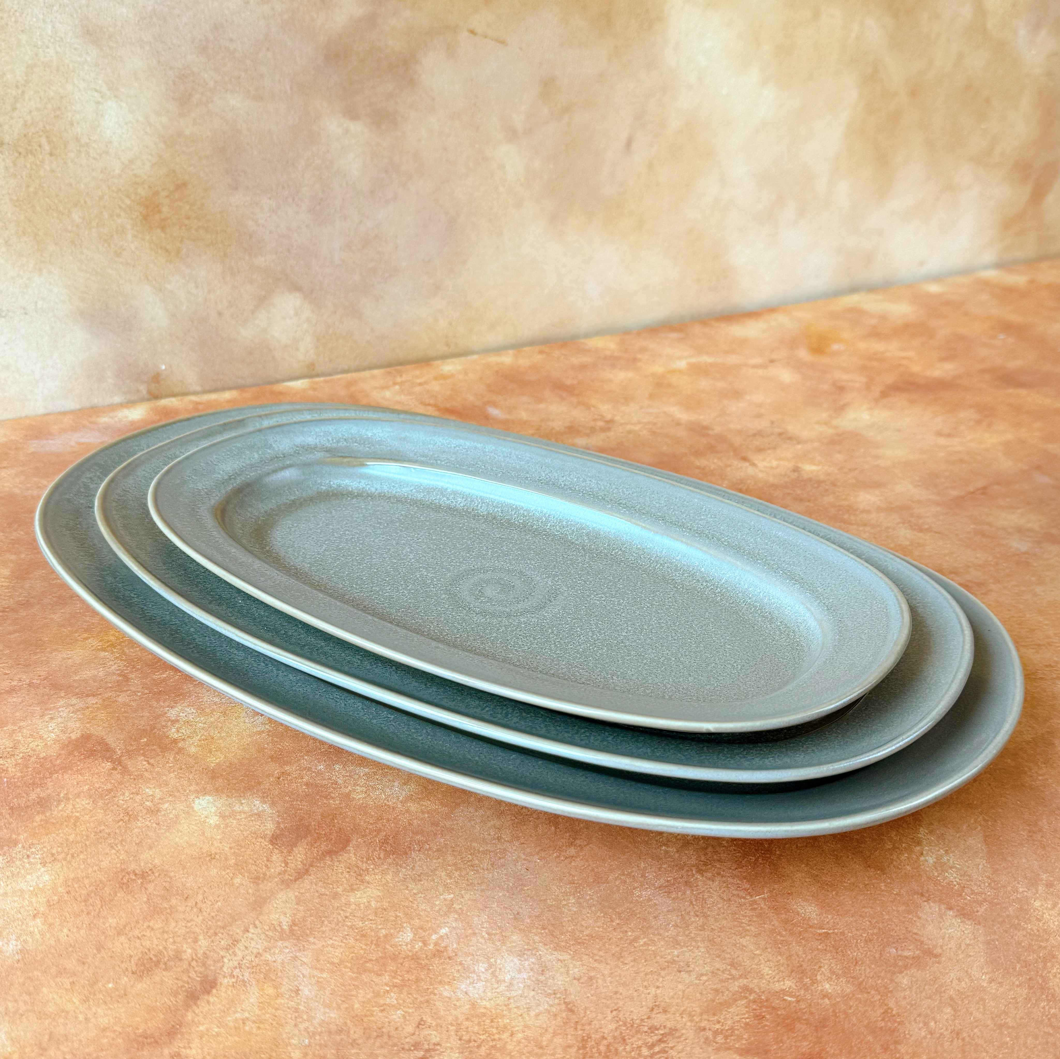 Bộ bát đĩa cao cấp phong cách tối giản be đốm