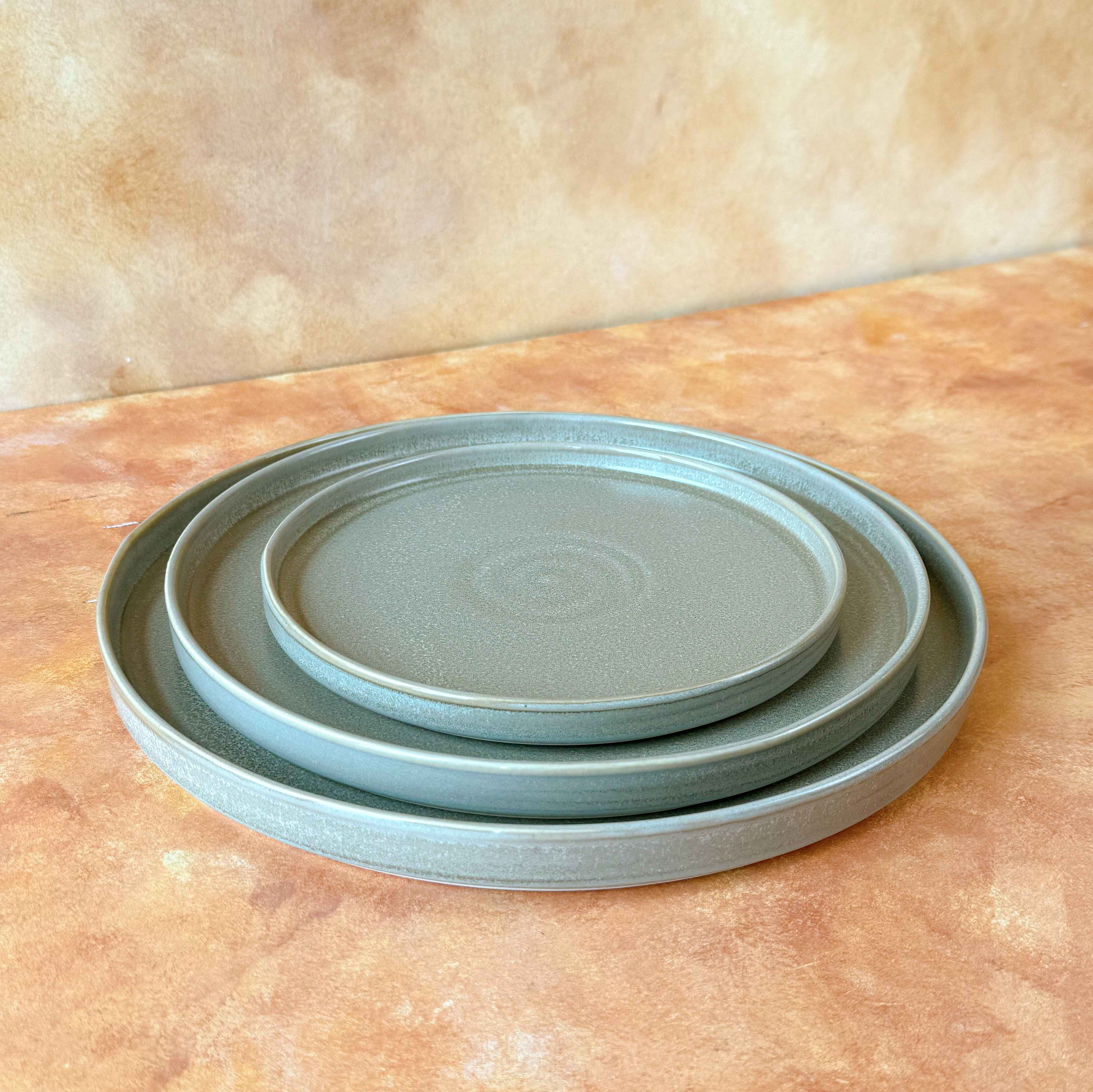 Bộ bát đĩa cao cấp phong cách tối giản be đốm