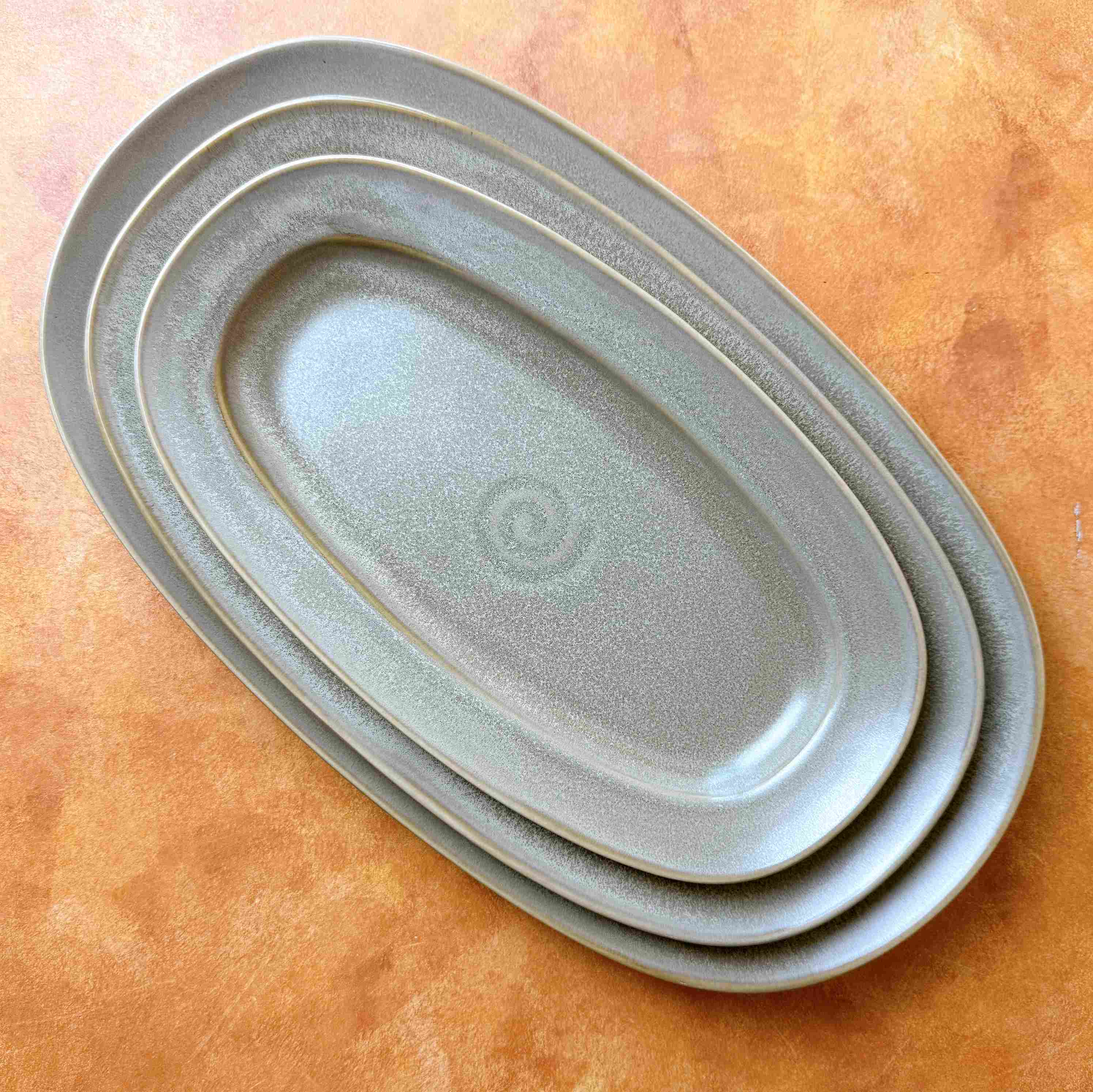 Bộ bát đĩa cao cấp phong cách tối giản be đốm