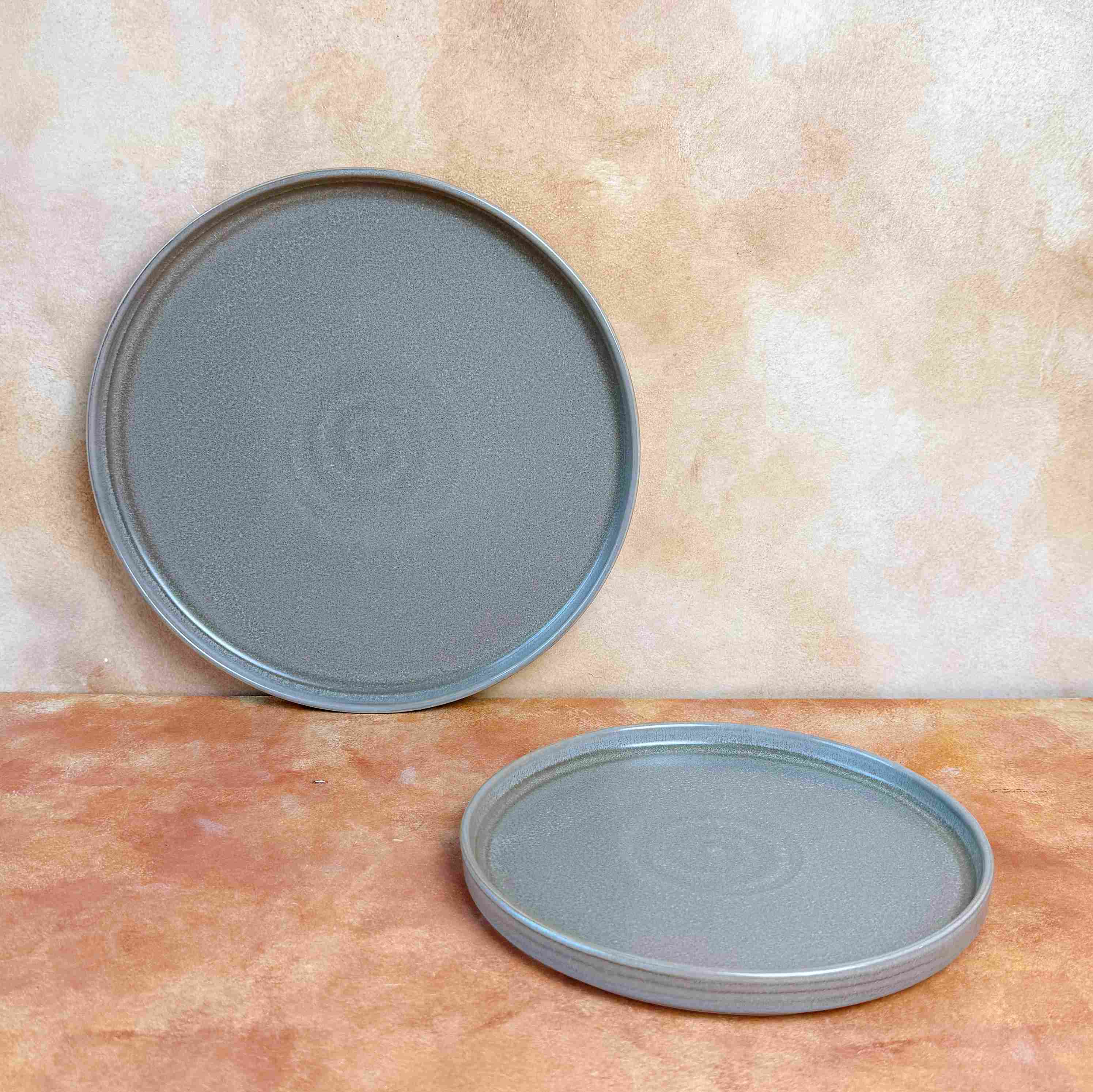 Bộ bát đĩa cao cấp phong cách tối giản be đốm