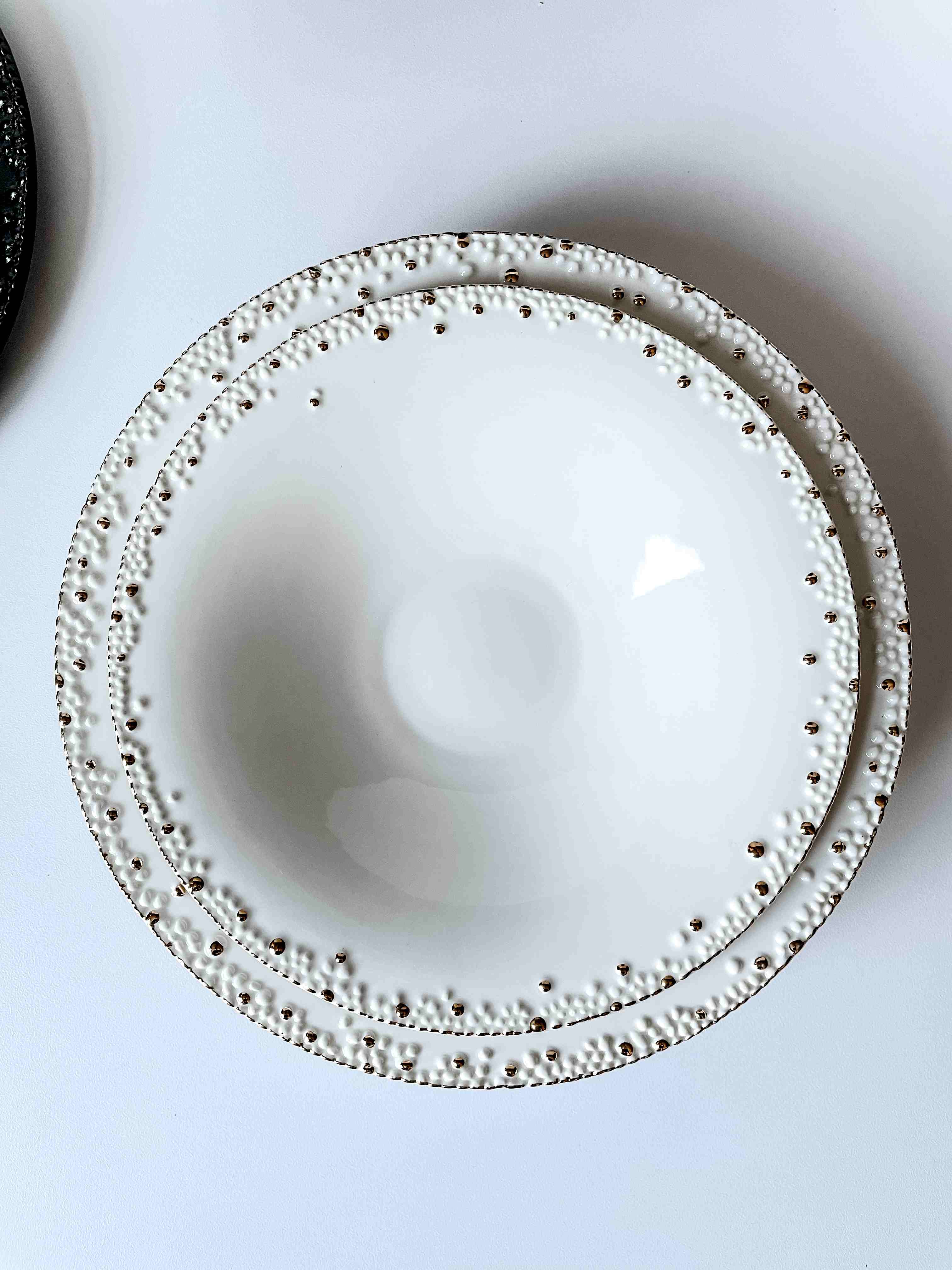 Set tiệc thu đĩa nan quạt