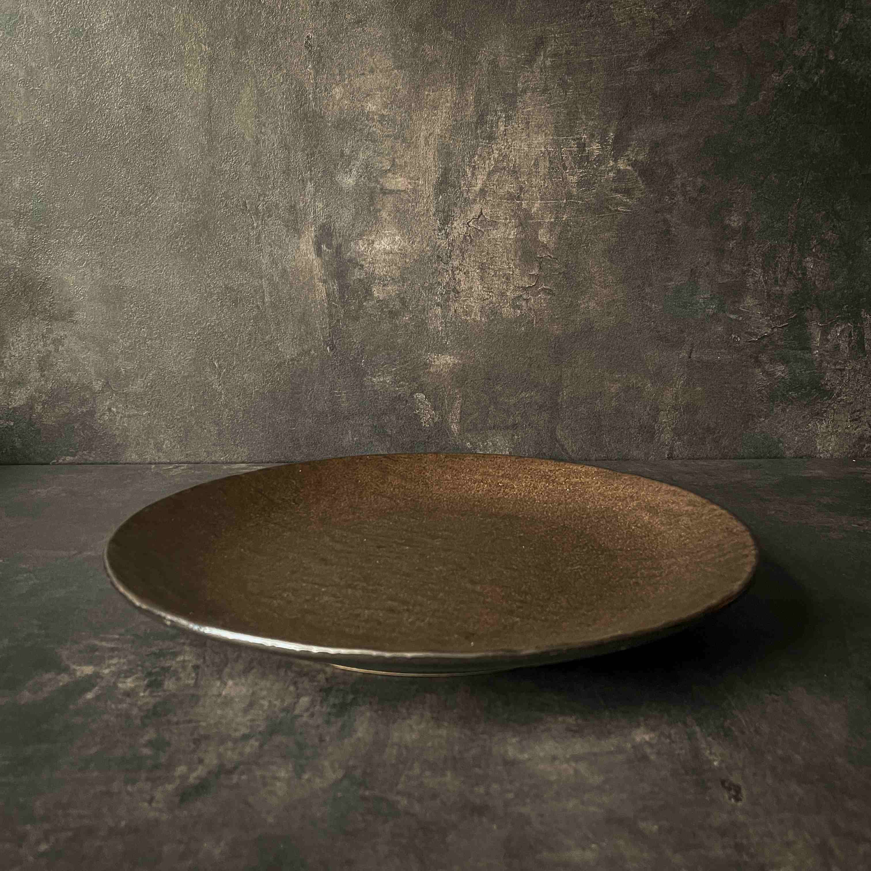 Bộ đĩa cao cấp nhăn màu nâu