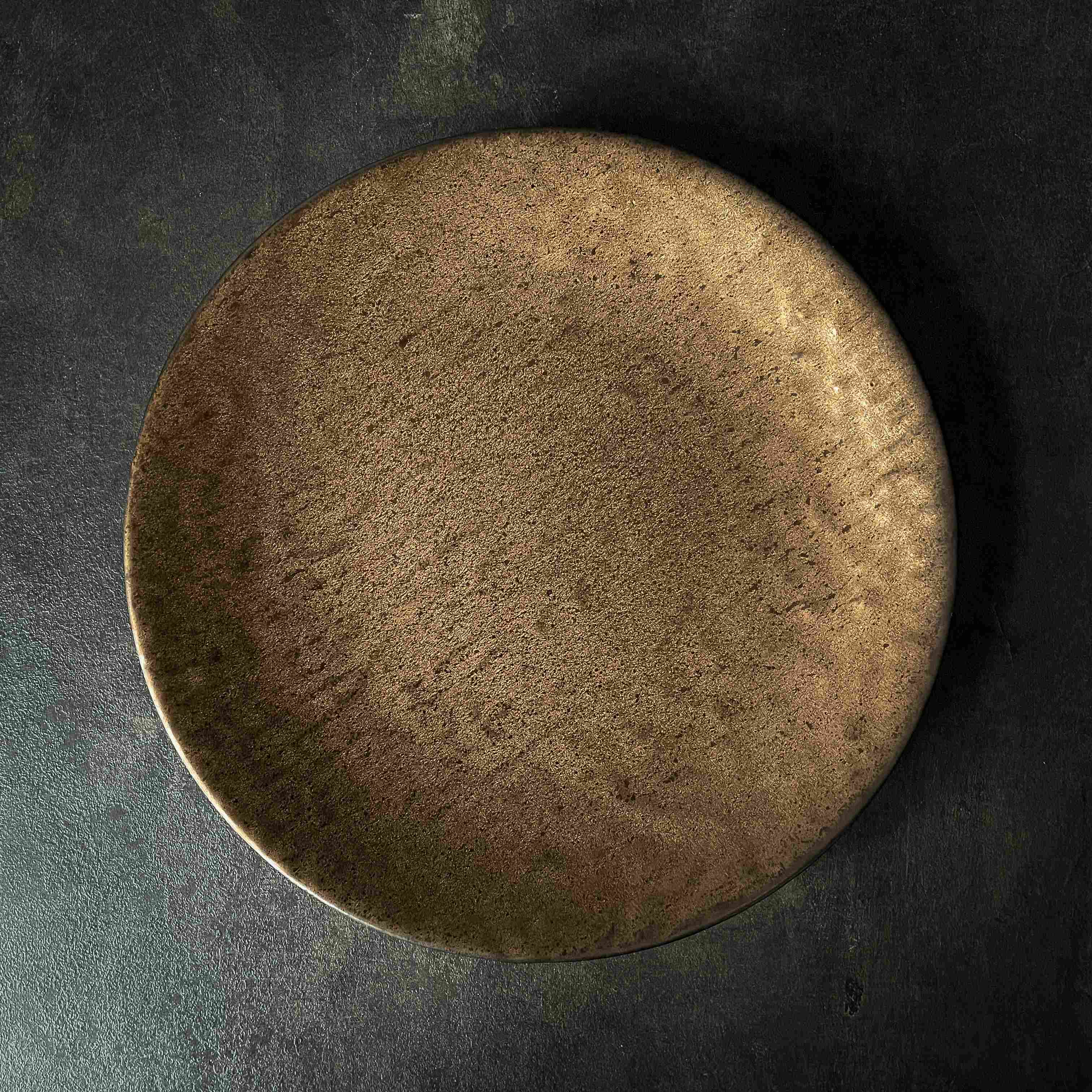 Bộ đĩa cao cấp nhăn màu nâu