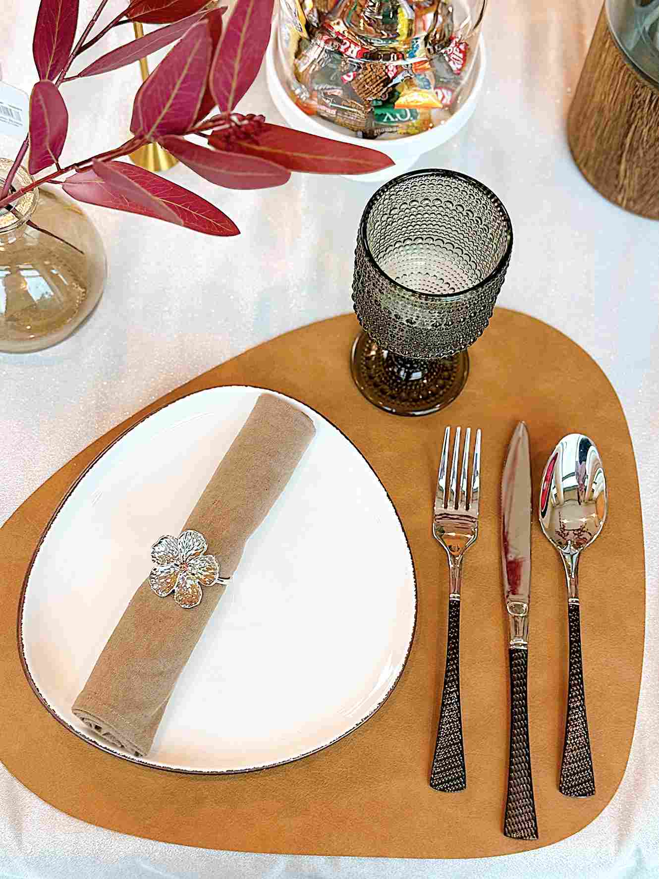 Set tiệc Xuân nâu