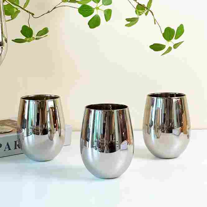 Set tiệc Âu tone vàng bạc